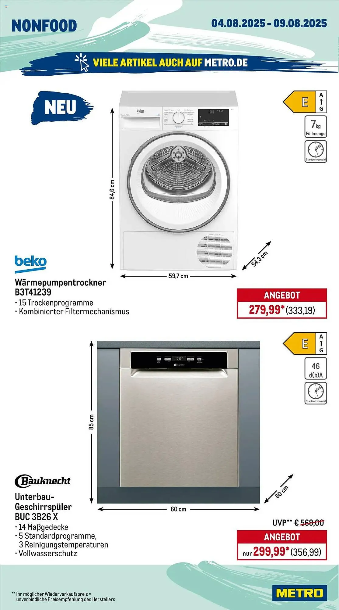 METRO Prospekt von 4. August bis 9. August 2025 - Prospekt seite 18
