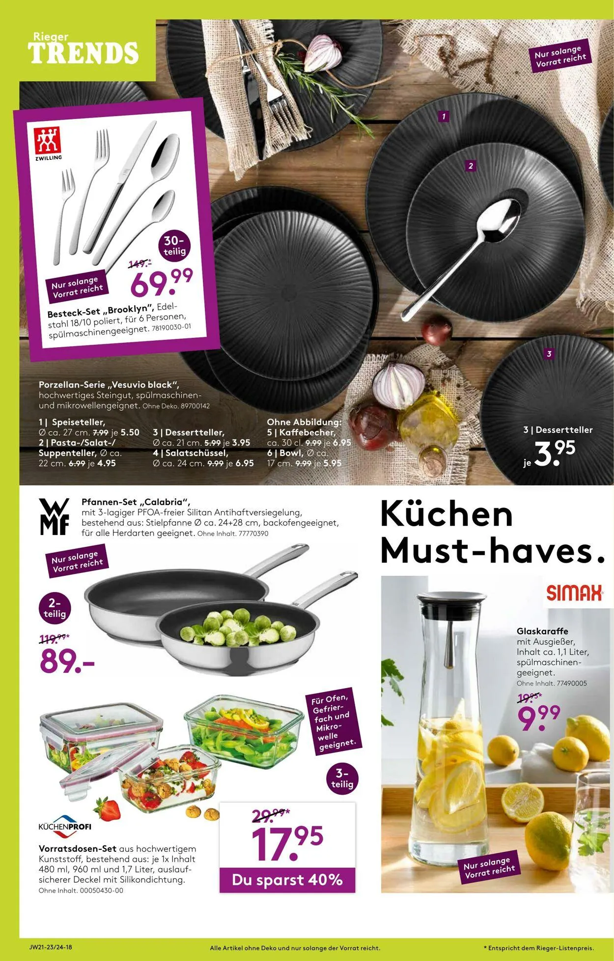 Möbel Rieger Aktueller Prospekt von 6. Mai bis 20. Mai 2026 - Prospekt seite 18