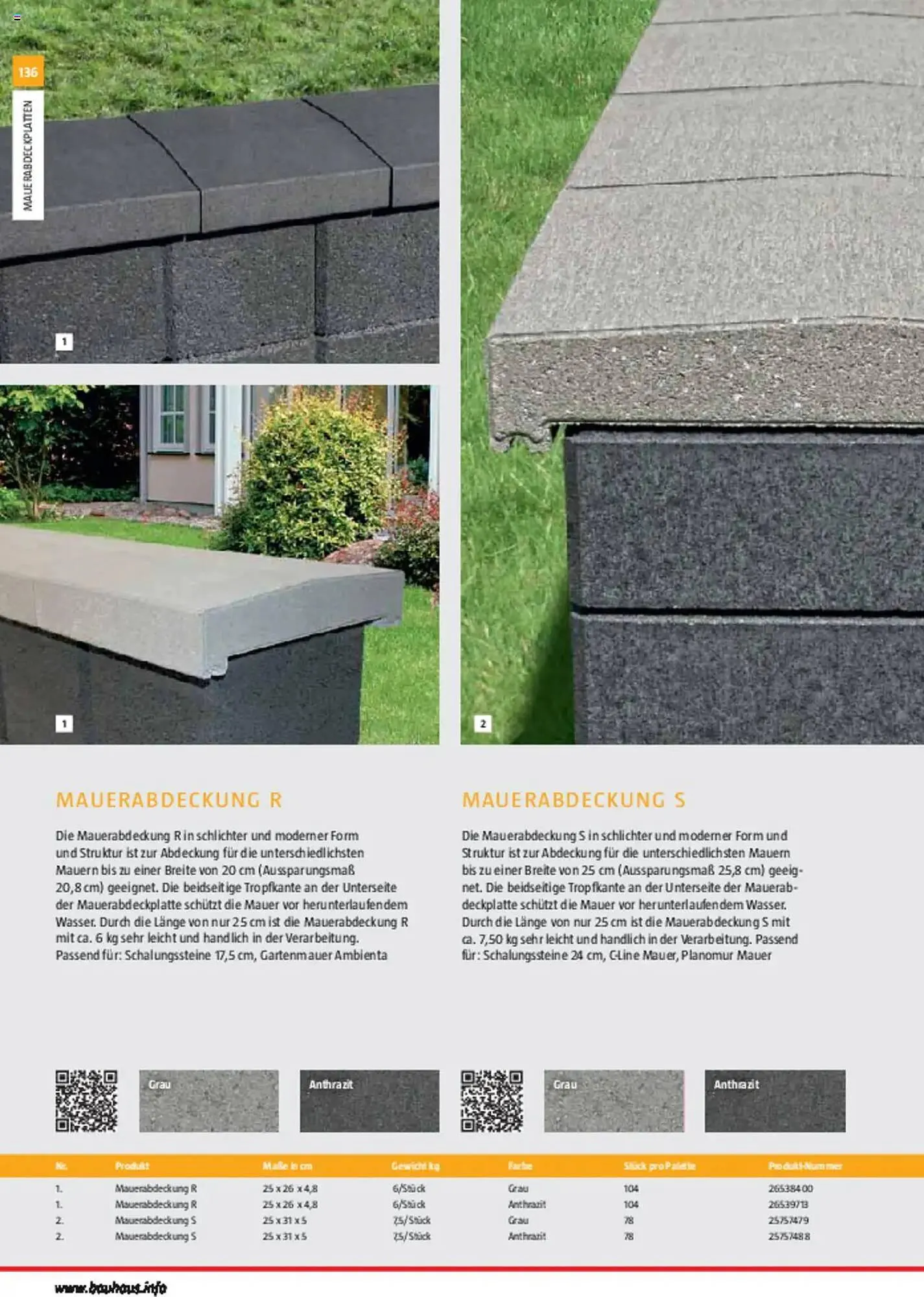 Bauhaus Prospekt von 10. März bis 30. Juni 2025 - Prospekt seite 136