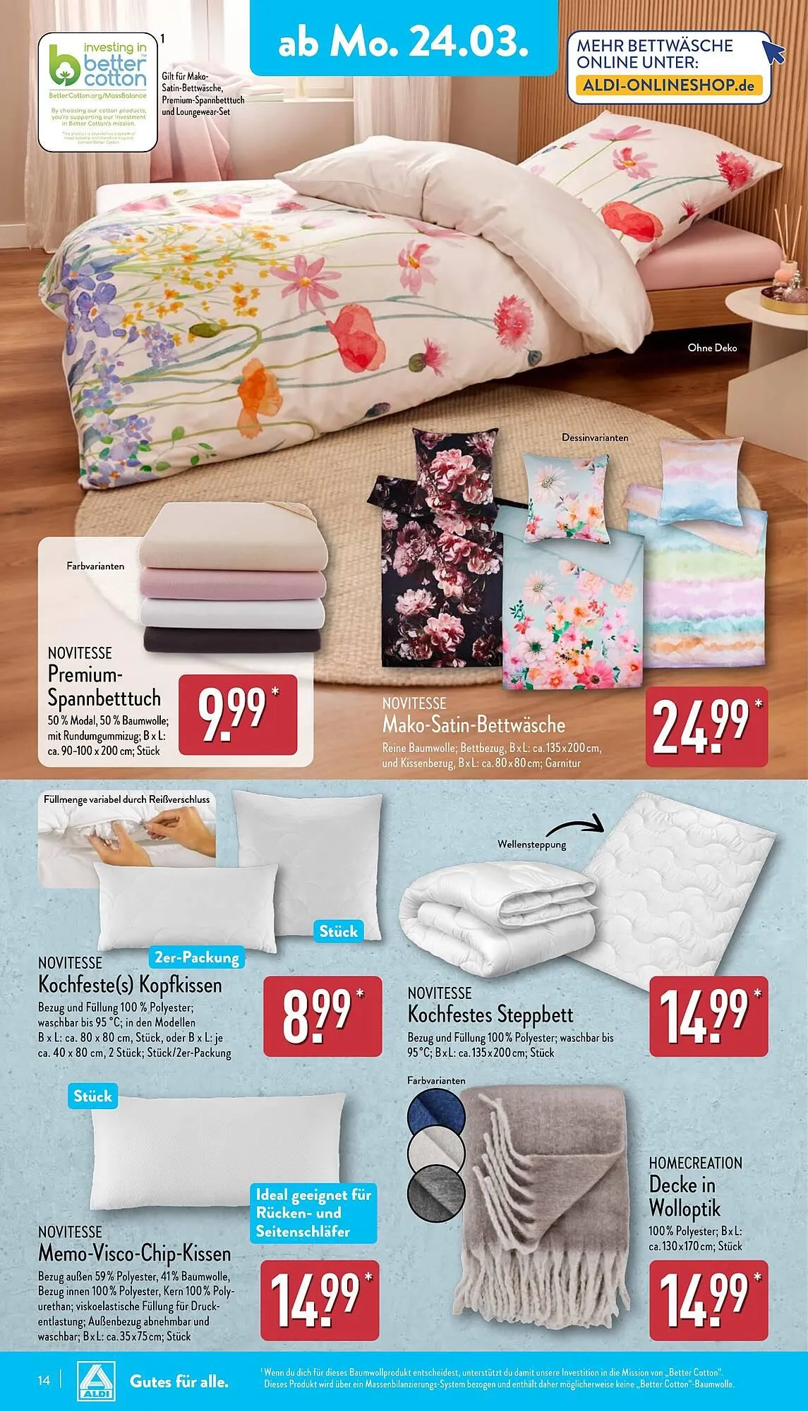 Aldi Nord Prospekt von 24. März bis 29. März 2025 - Prospekt seite 14