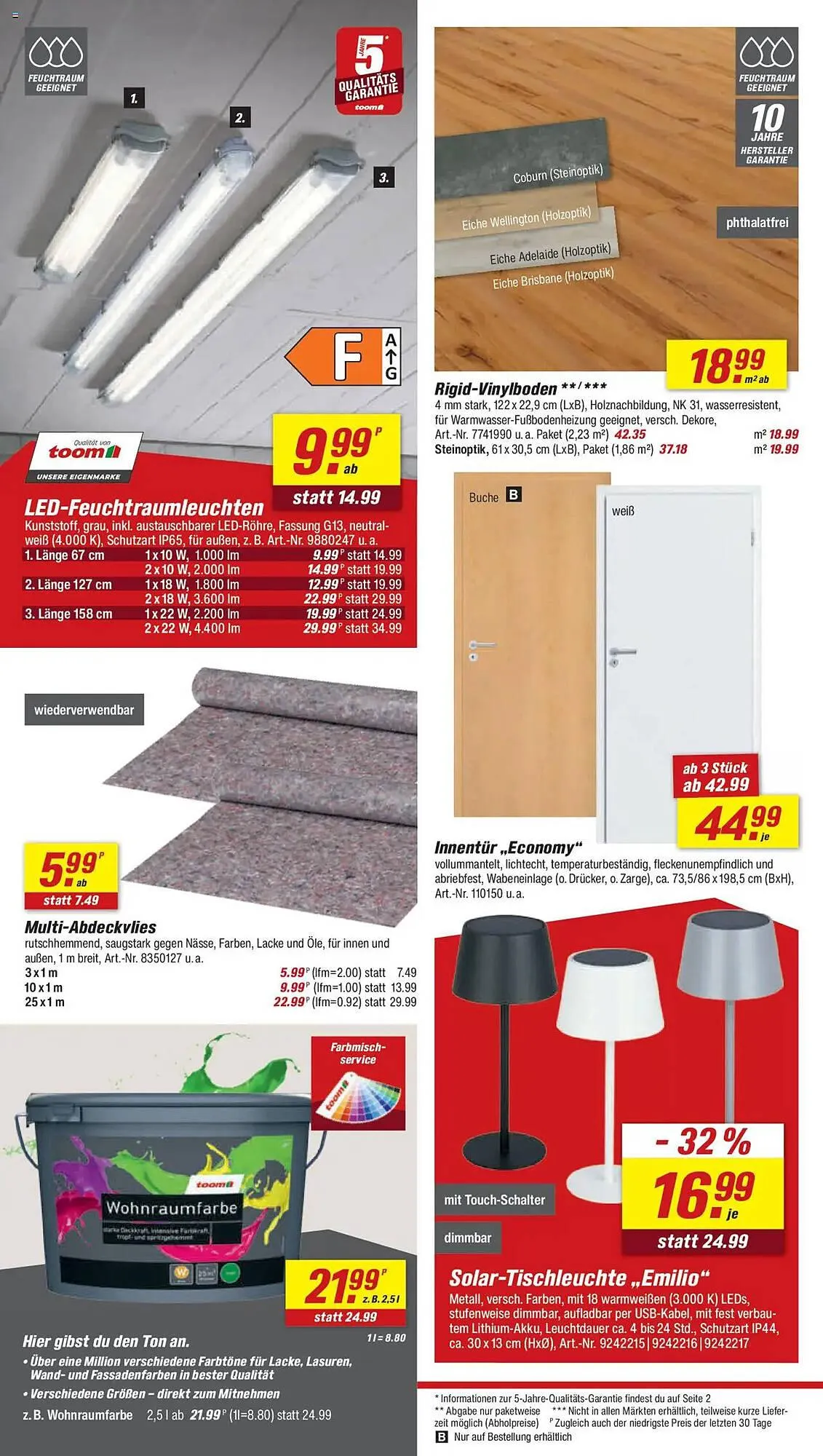 toom Baumarkt Prospekt von 5. Juli bis 11. Juli 2025 - Prospekt seite 8