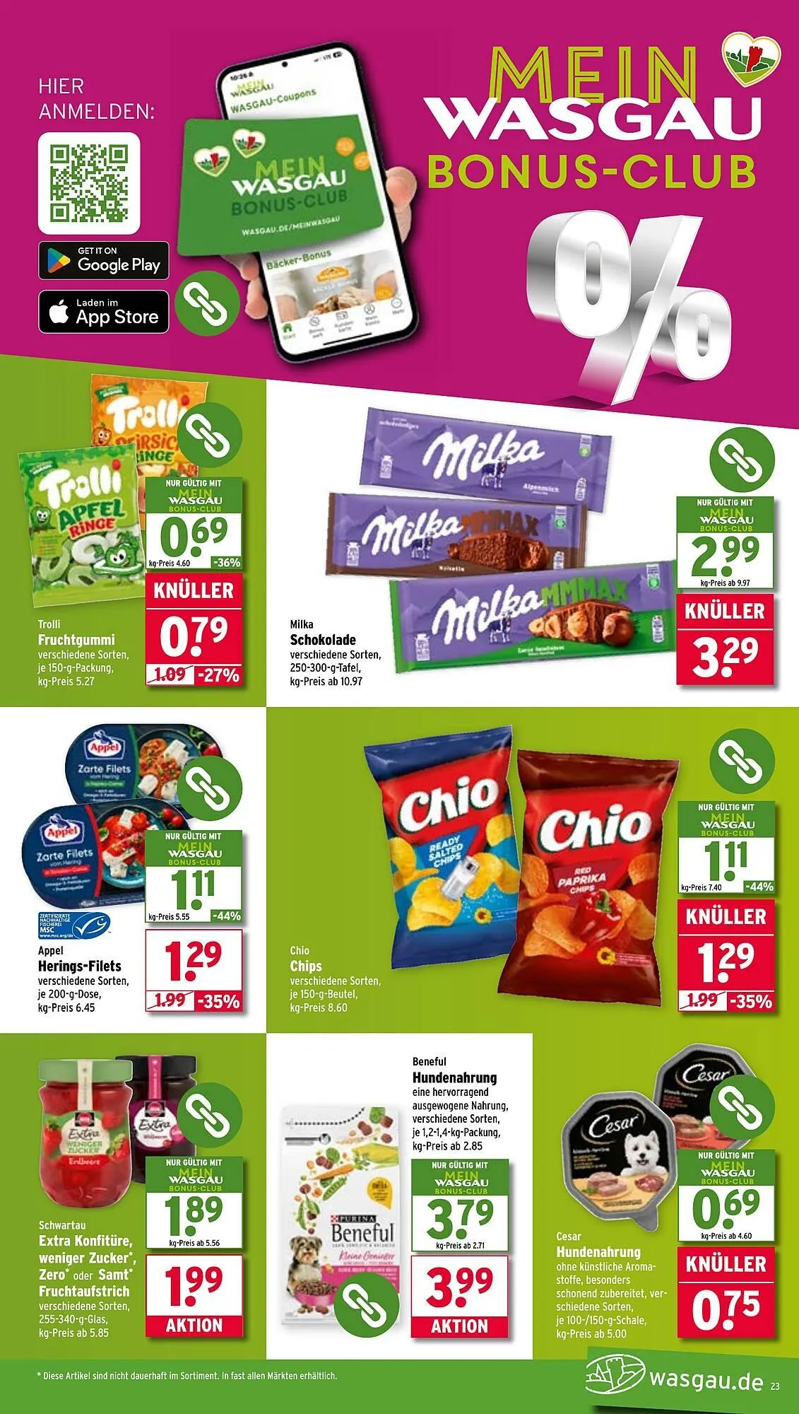 Wasgau Prospekt von 11. August bis 16. August 2025 - Prospekt seite 23