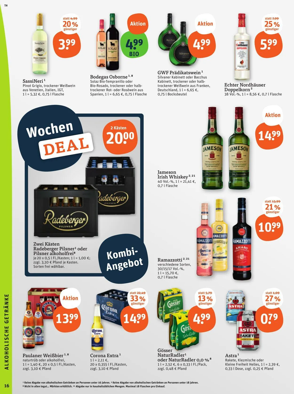 Tegut Aktueller Prospekt von 20. Oktober bis 26. Oktober 2025 - Prospekt seite 18