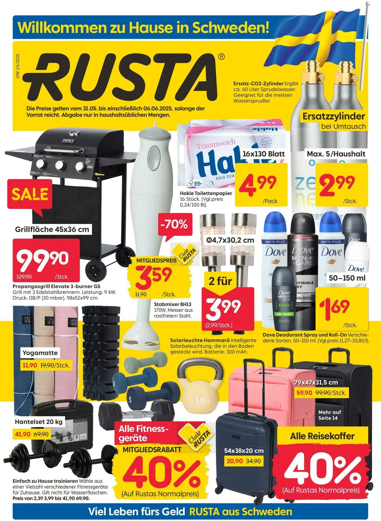 Rusta von 2. Juni bis 16. Juni 2025 - Prospekt seite 1