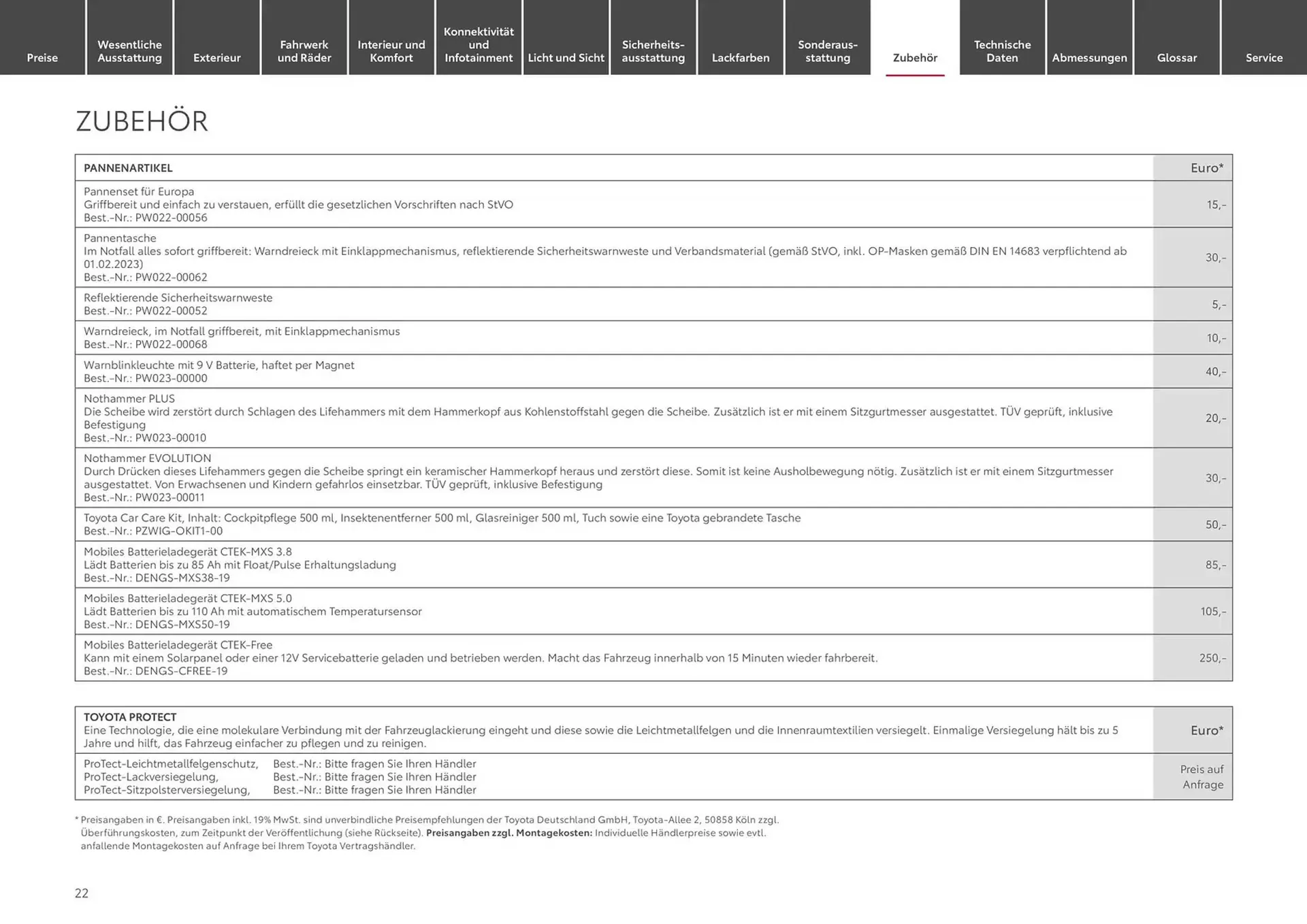 Toyota Prospekt von 28. September bis 28. September 2025 - Prospekt seite 22