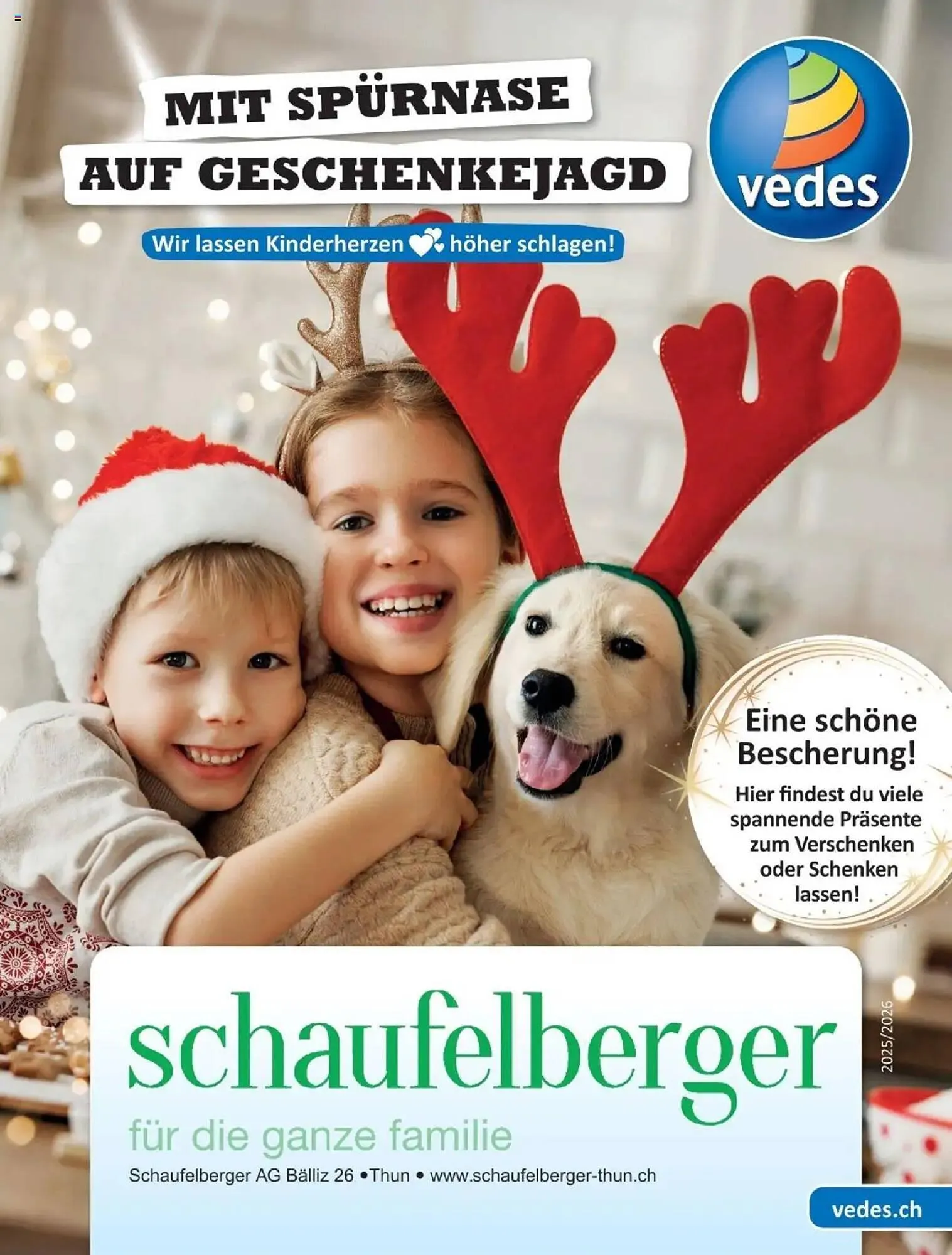 Vedes Prospekt von 22. September bis 24. Dezember 2025 - Prospekt seite 1