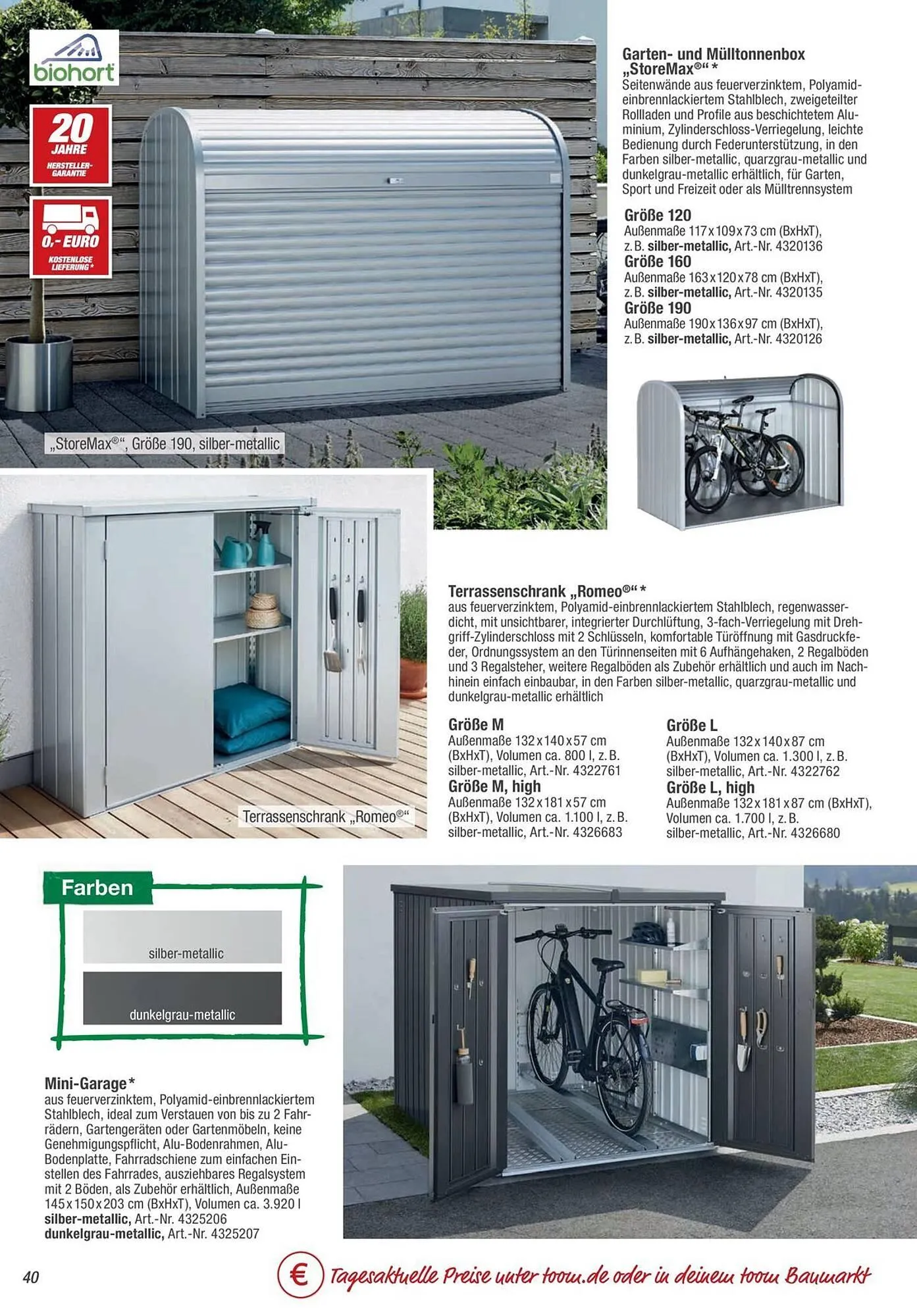 toom Baumarkt Prospekt von 27. Februar bis 31. Dezember 2025 - Prospekt seite 40