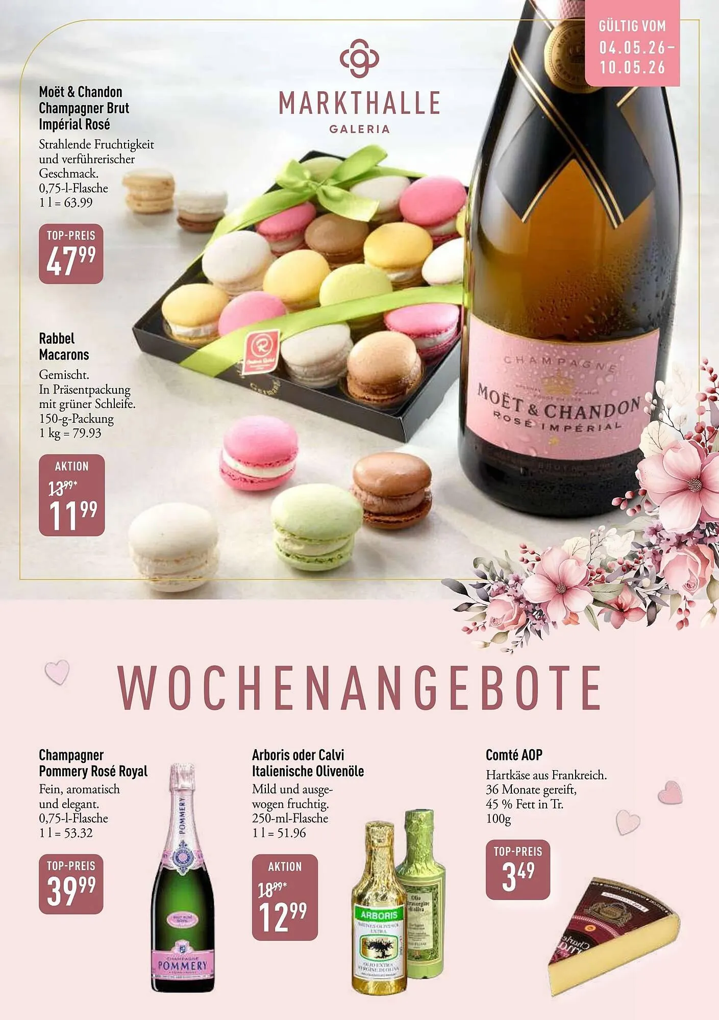 Galeria Markthalle Prospekt von 4. Mai bis 11. Mai 2026 - Prospekt seite 1