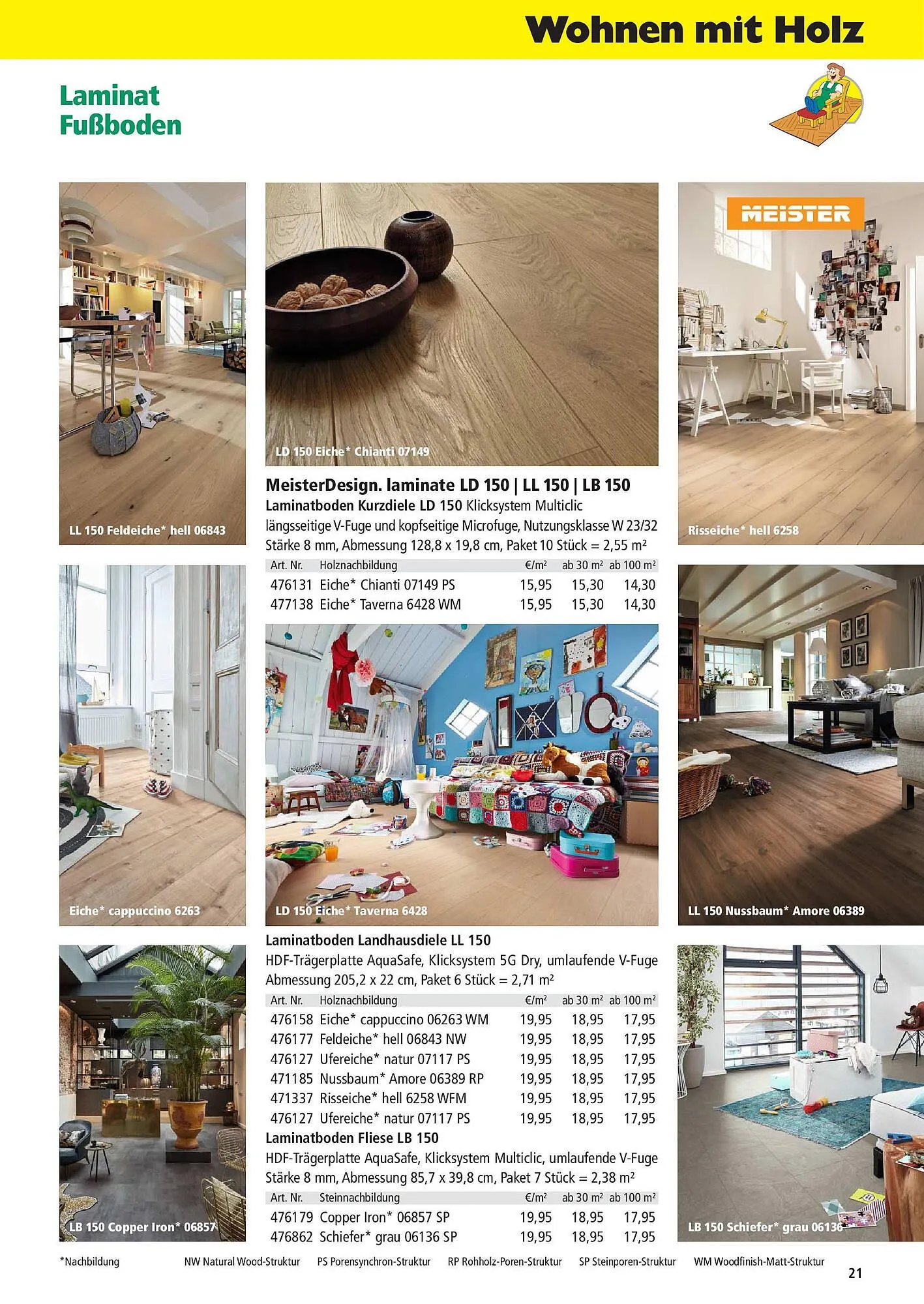 Holz Possling Prospekt von 31. März bis 30. Juni 2025 - Prospekt seite 21