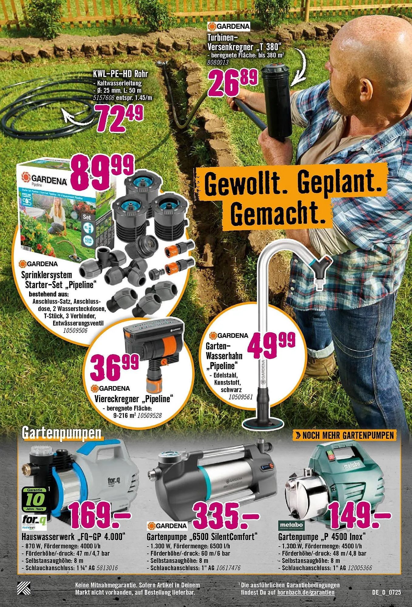 Hornbach Prospekt von 24. Juni bis 22. Juli 2025 - Prospekt seite 17