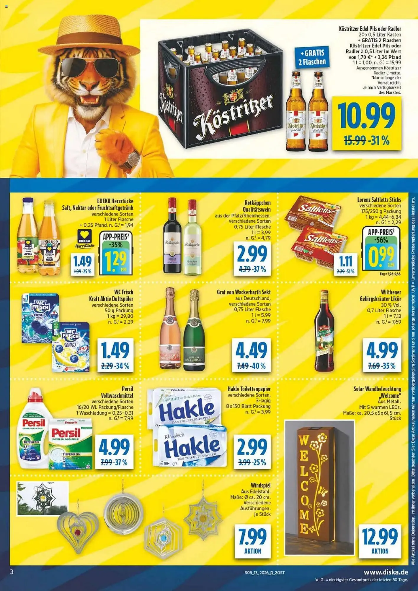 Diska Prospekt von 23. März bis 28. März 2026 - Prospekt seite 3