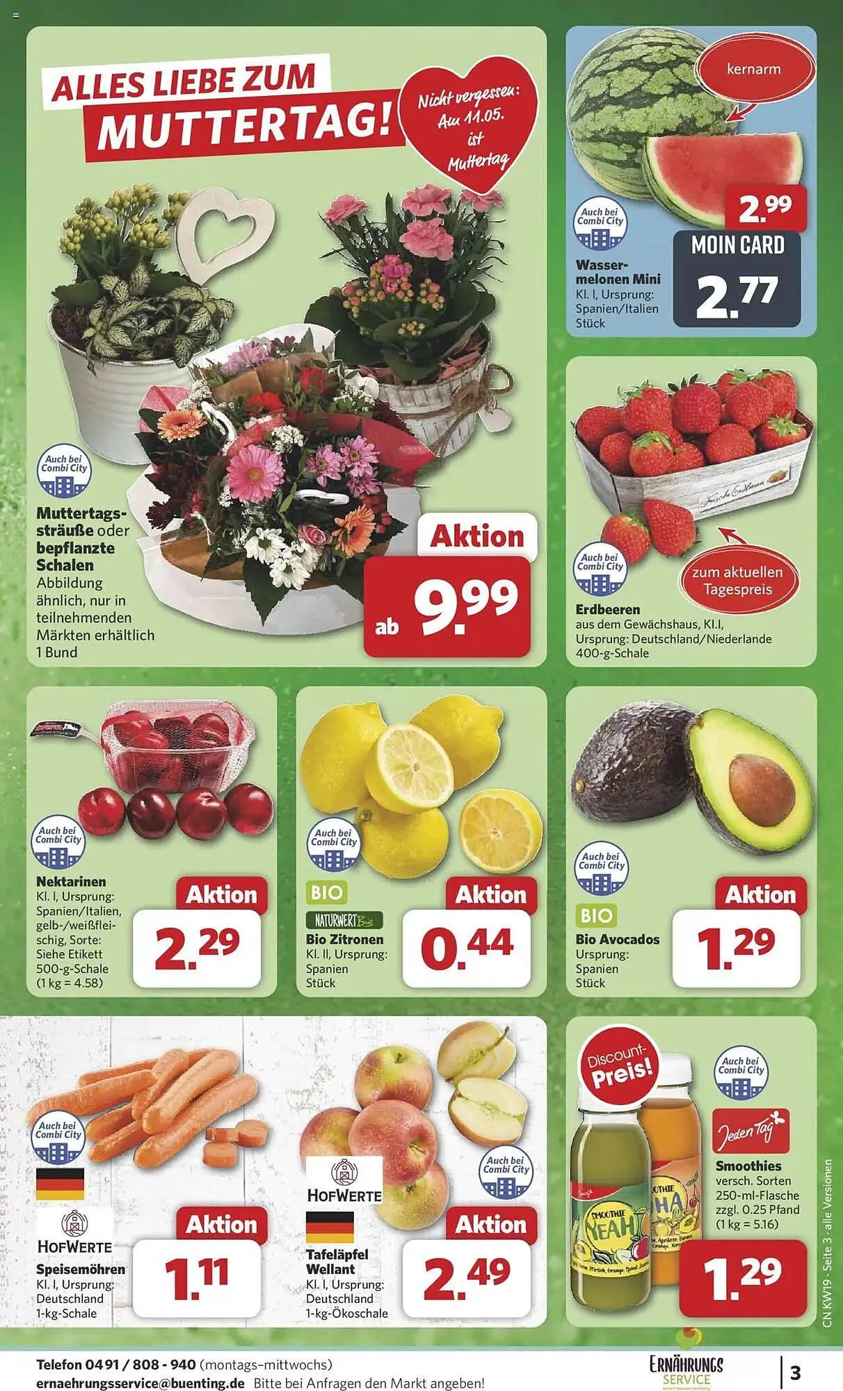 Combi Prospekt von 5. Mai bis 10. Mai 2025 - Prospekt seite 3