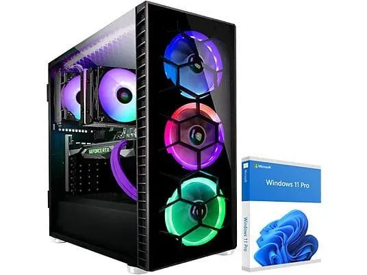 KRAFTPC AMD Ryzen7 7800X3D, Gaming PC mit AMD Ryzen™ 7, 64 GB RAM, 1000 GB SSD, NVIDIA GeForce RTX™ 5060 Ti, Windows 11 Pro