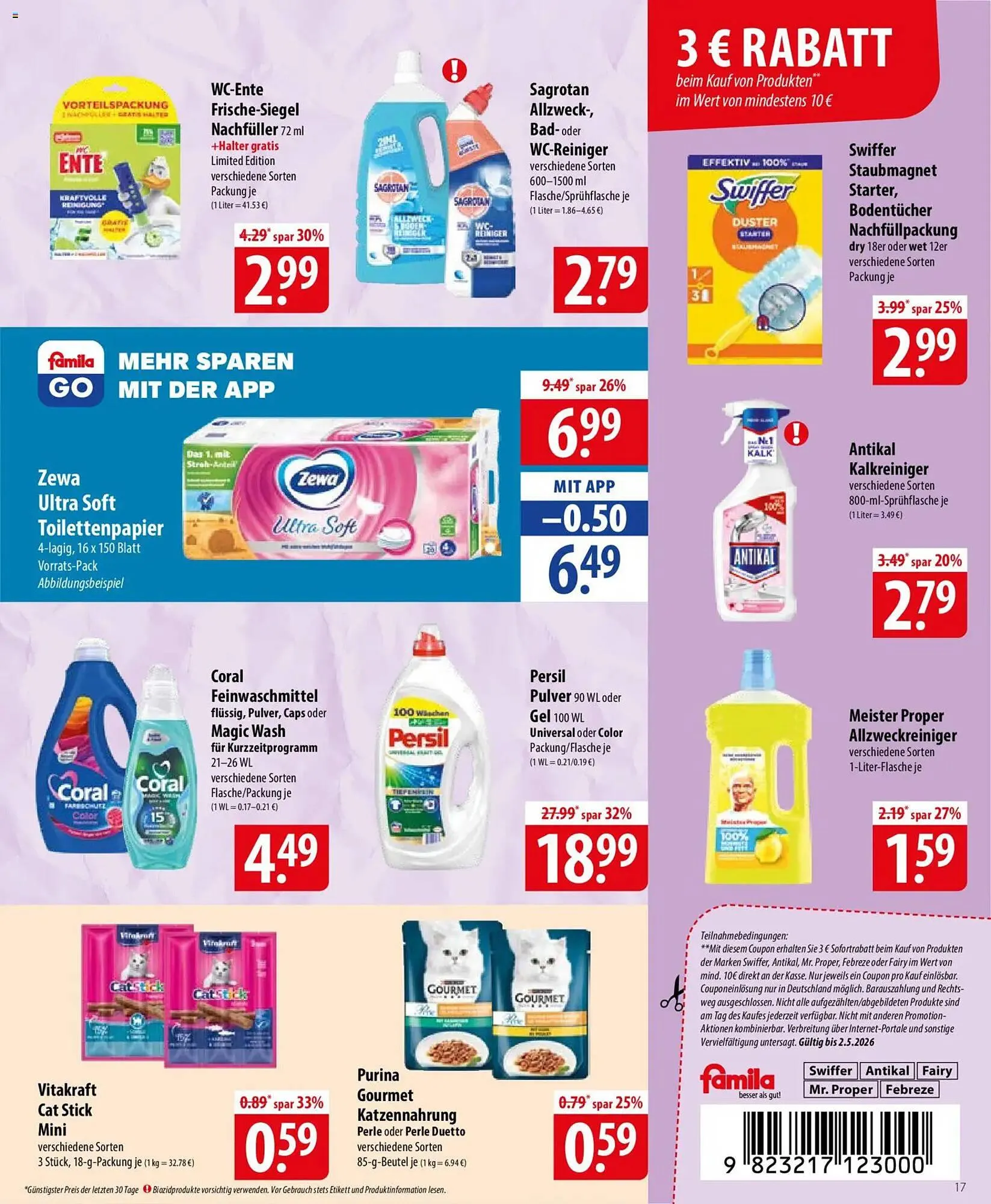 Famila Nord Ost Prospekt von 27. April bis 2. Mai 2026 - Prospekt seite 17