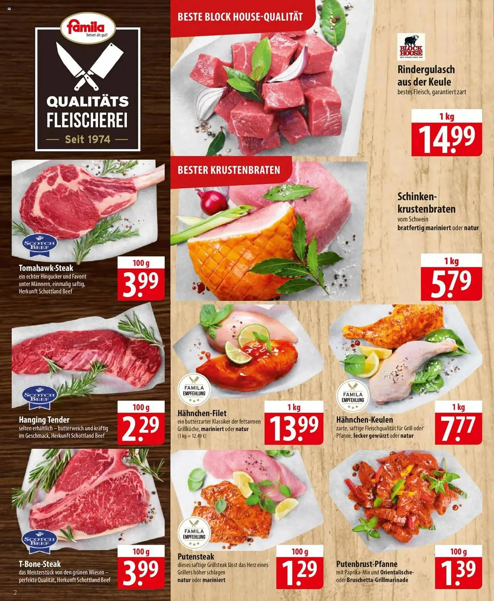 Famila Nord Ost Prospekt von 31. März bis 5. April 2025 - Prospekt seite 2