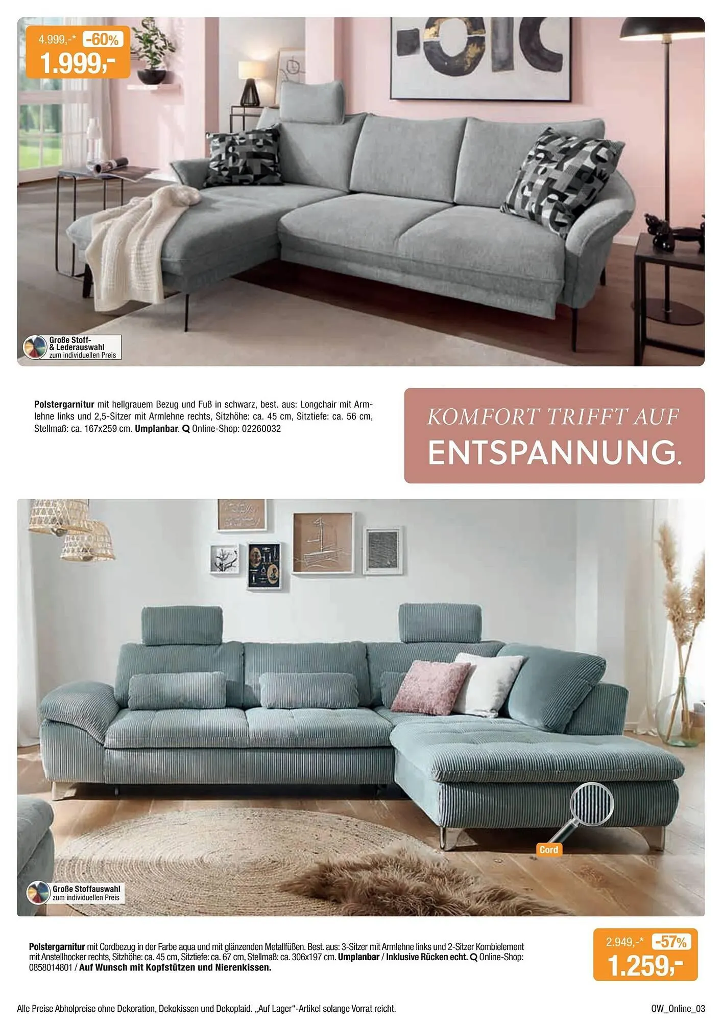 Opti Wohnwelt Prospekt von 9. Dezember bis 19. Dezember 2026 - Prospekt seite 3