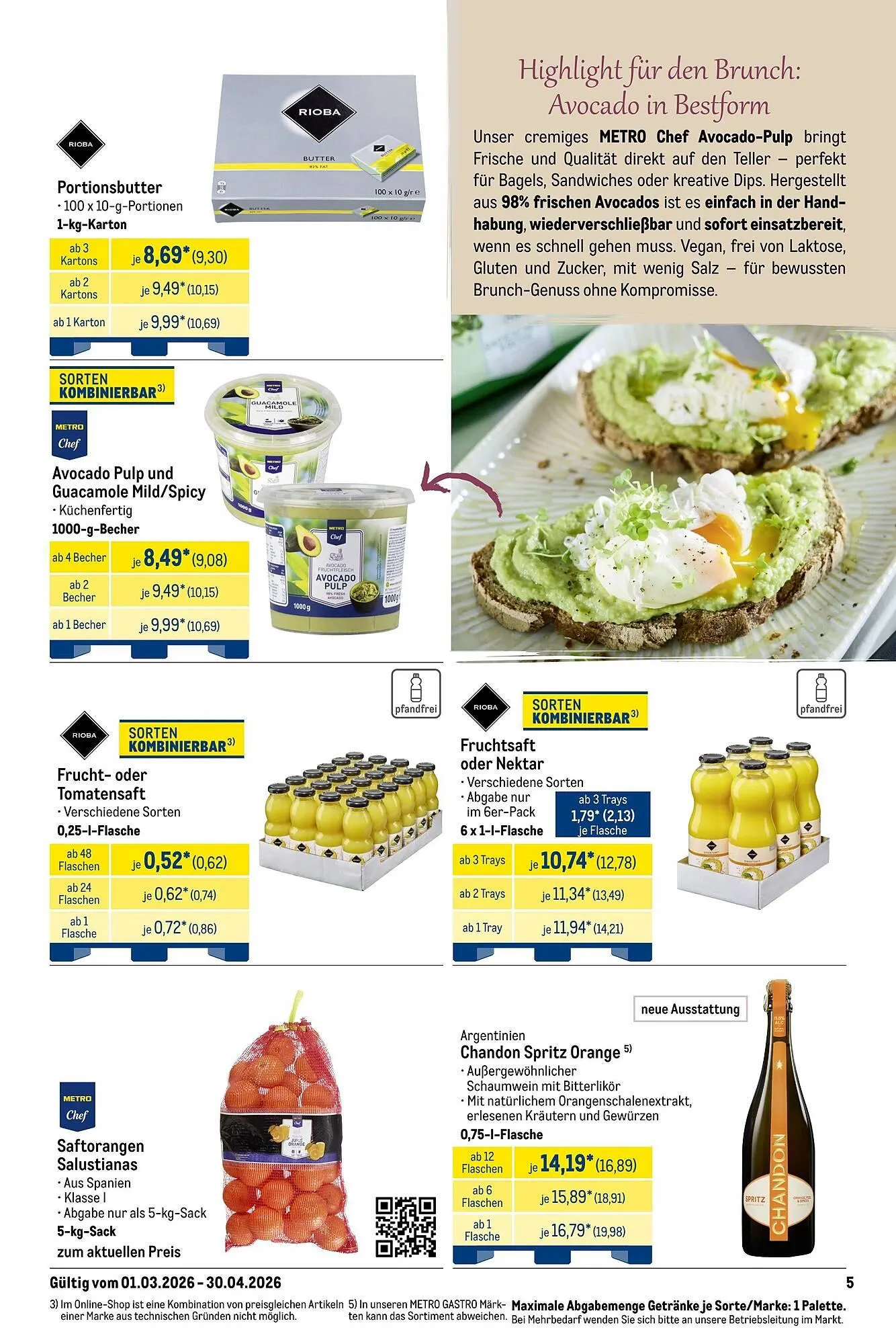 METRO Prospekt von 1. März bis 1. Mai 2026 - Prospekt seite 5