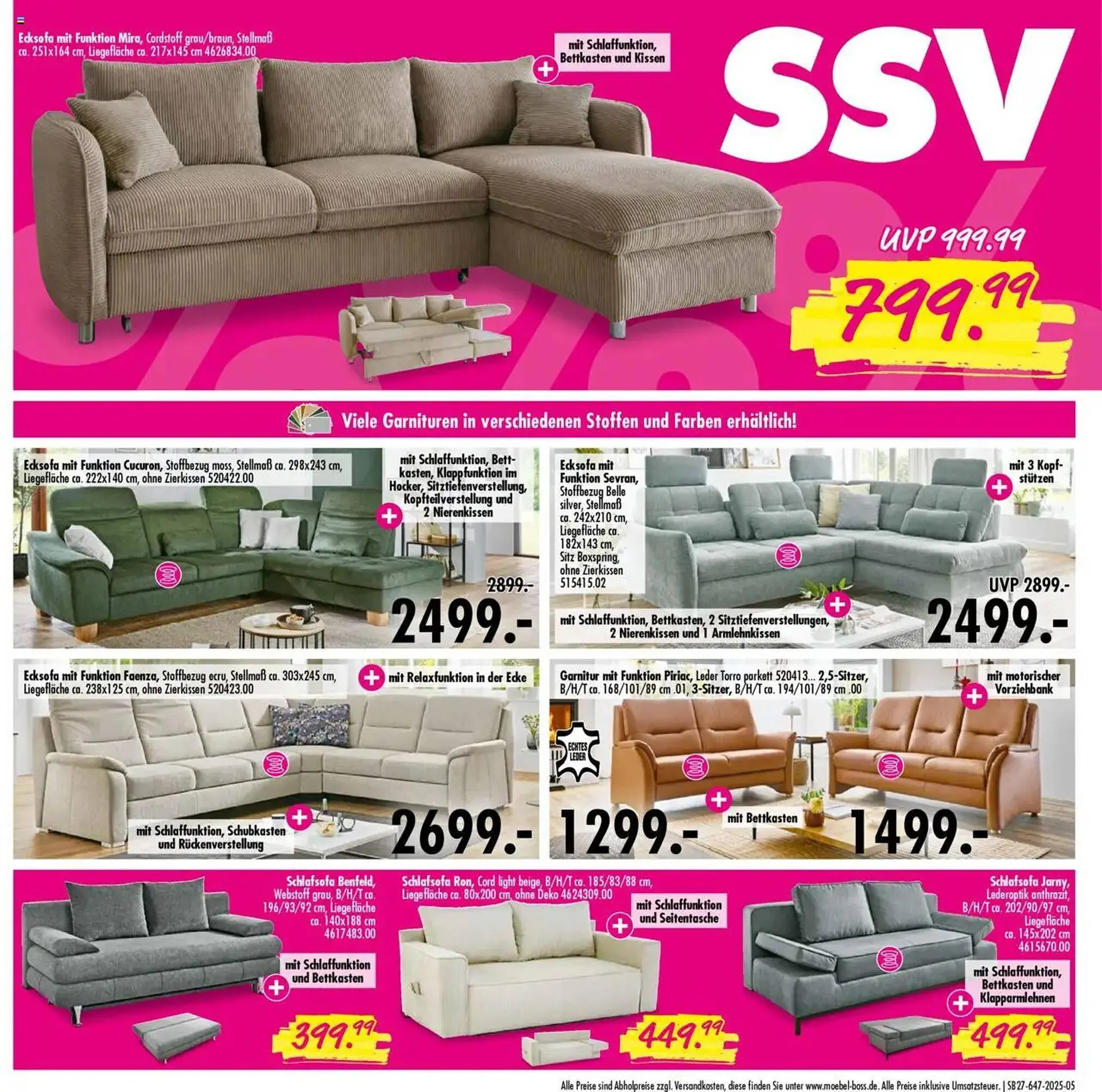 Möbel Boss Prospekt von 30. Juni bis 6. Juli 2025 - Prospekt seite 5
