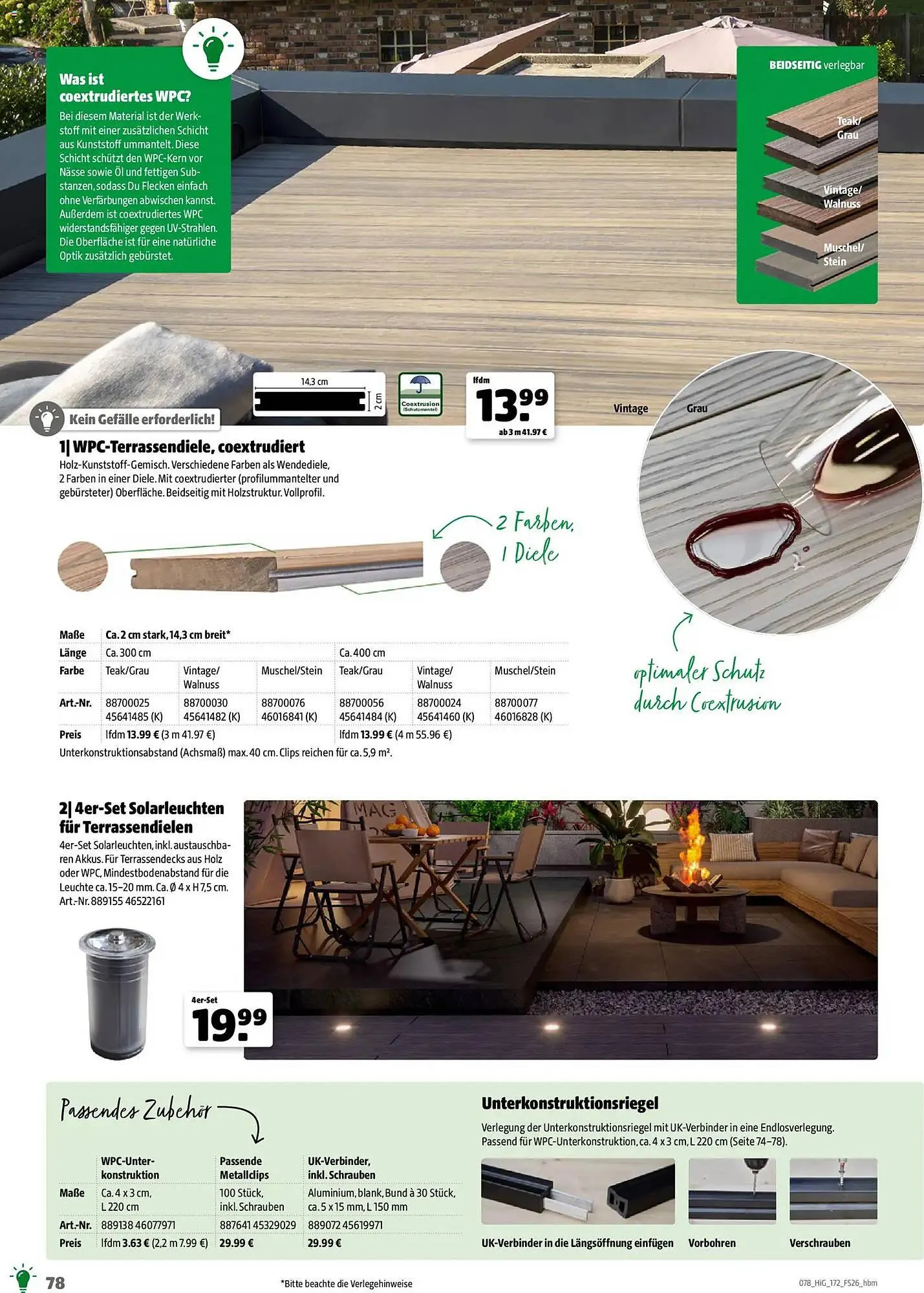 Hagebau Prospekt von 2. März bis 31. Dezember 2026 - Prospekt seite 78