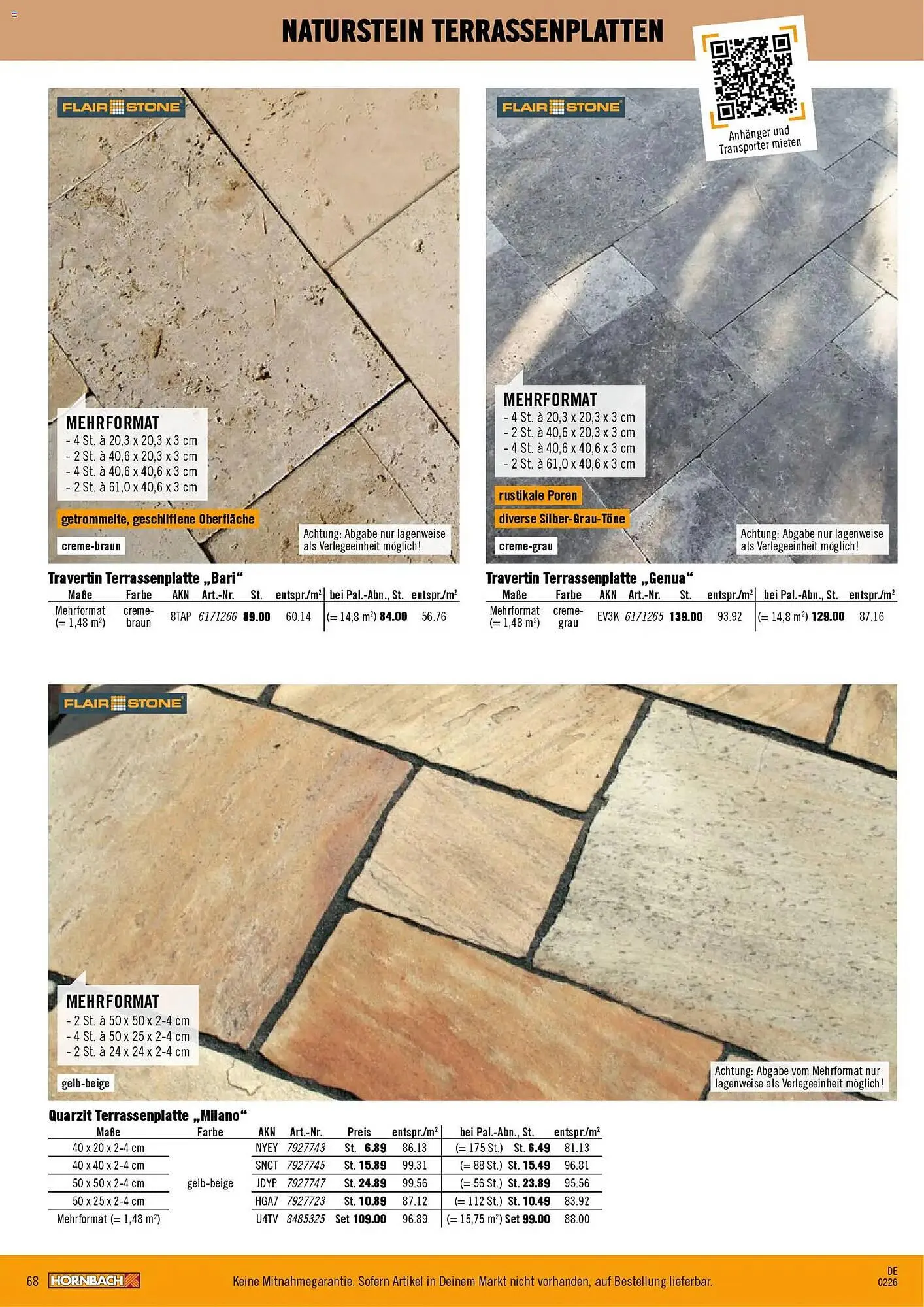 Hornbach Prospekt von 12. Februar bis 31. Dezember 2026 - Prospekt seite 68