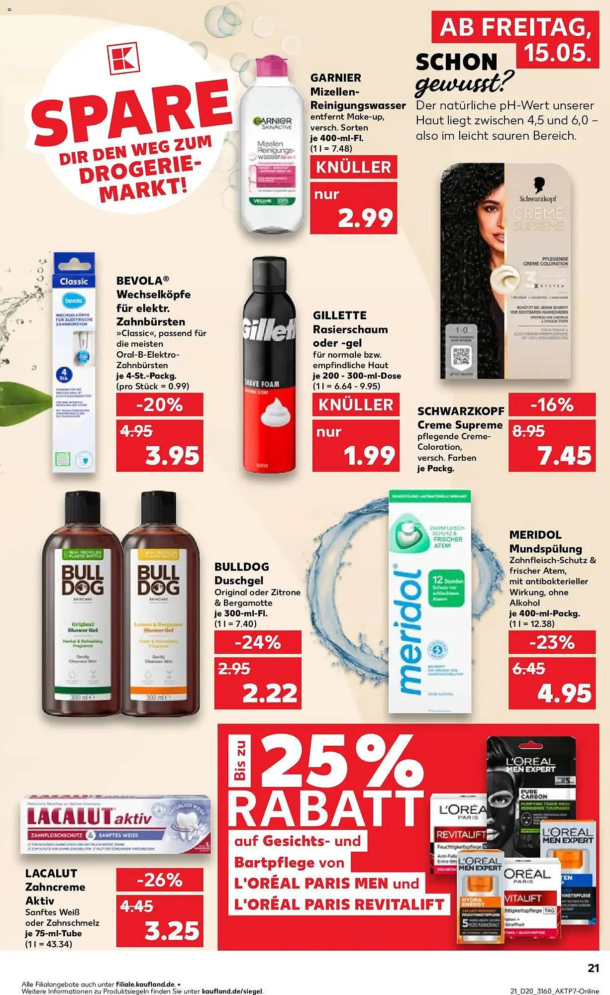 Kaufland Prospekt von 15. Mai bis 20. Mai 2026 - Prospekt seite 21