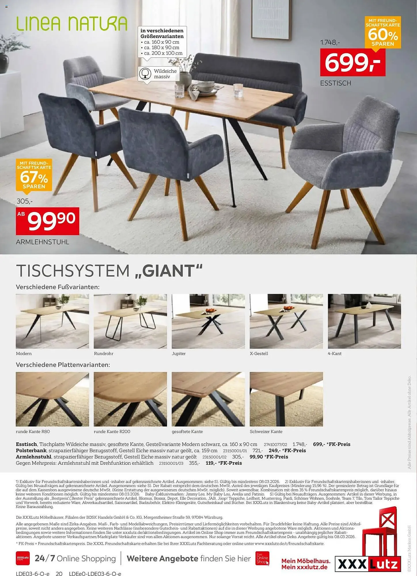 XXXLutz Prospekt von 22. Februar bis 8. März 2026 - Prospekt seite 20