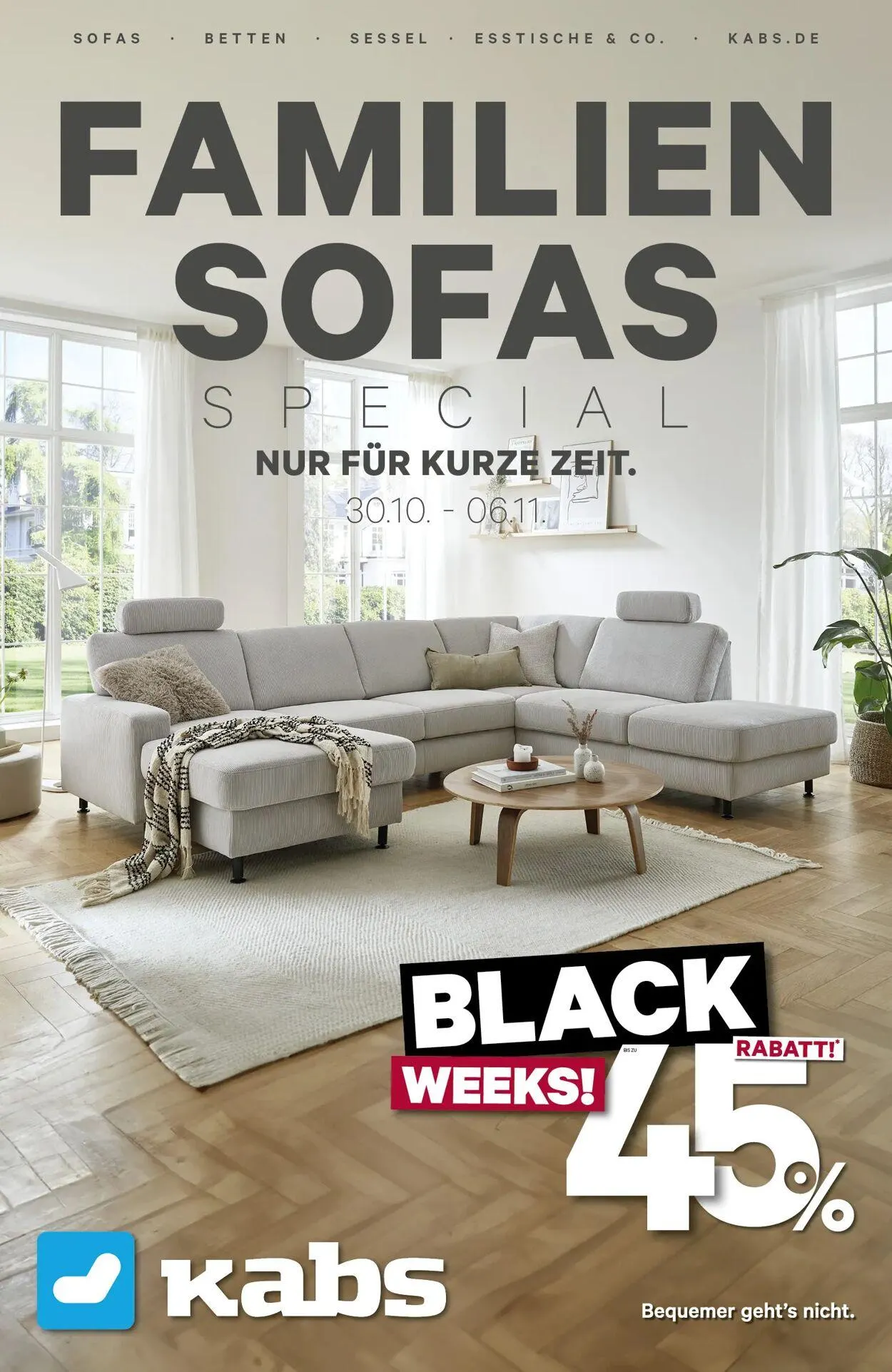 Kabs Aktueller Prospekt von 31. Oktober bis 7. November 2025 - Prospekt seite 1