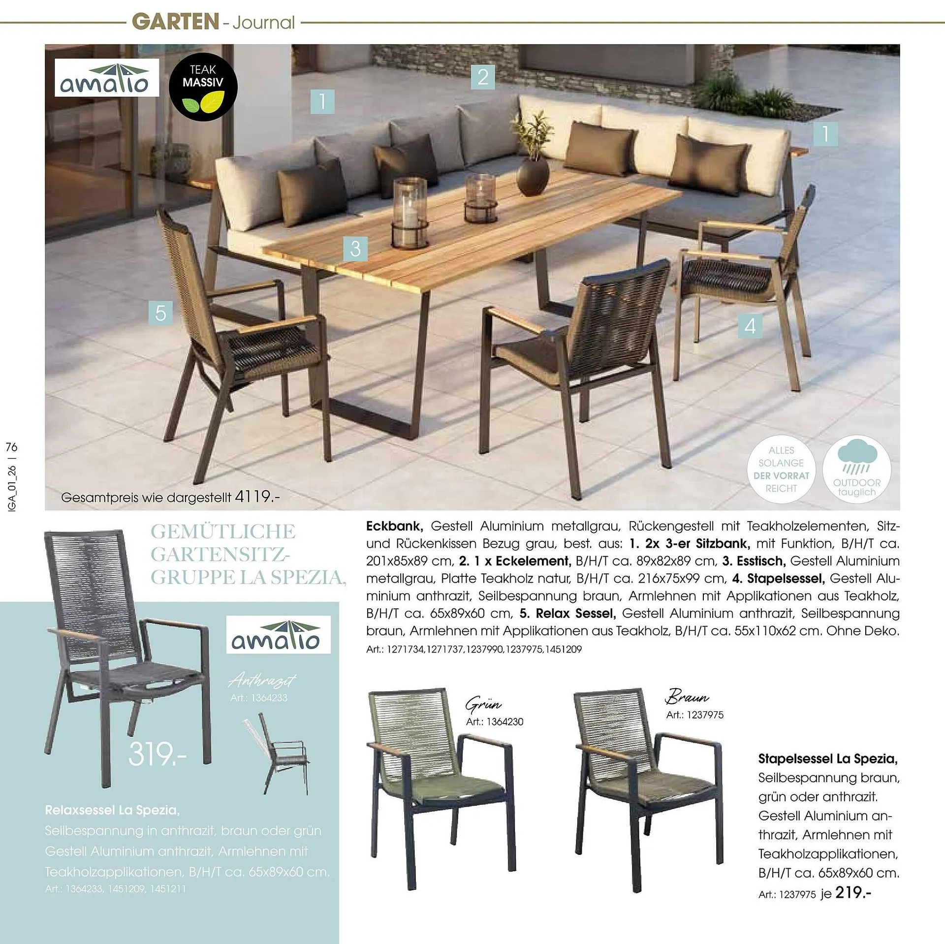 Zurbrüggen Prospekt von 17. März bis 31. August 2026 - Prospekt seite 76