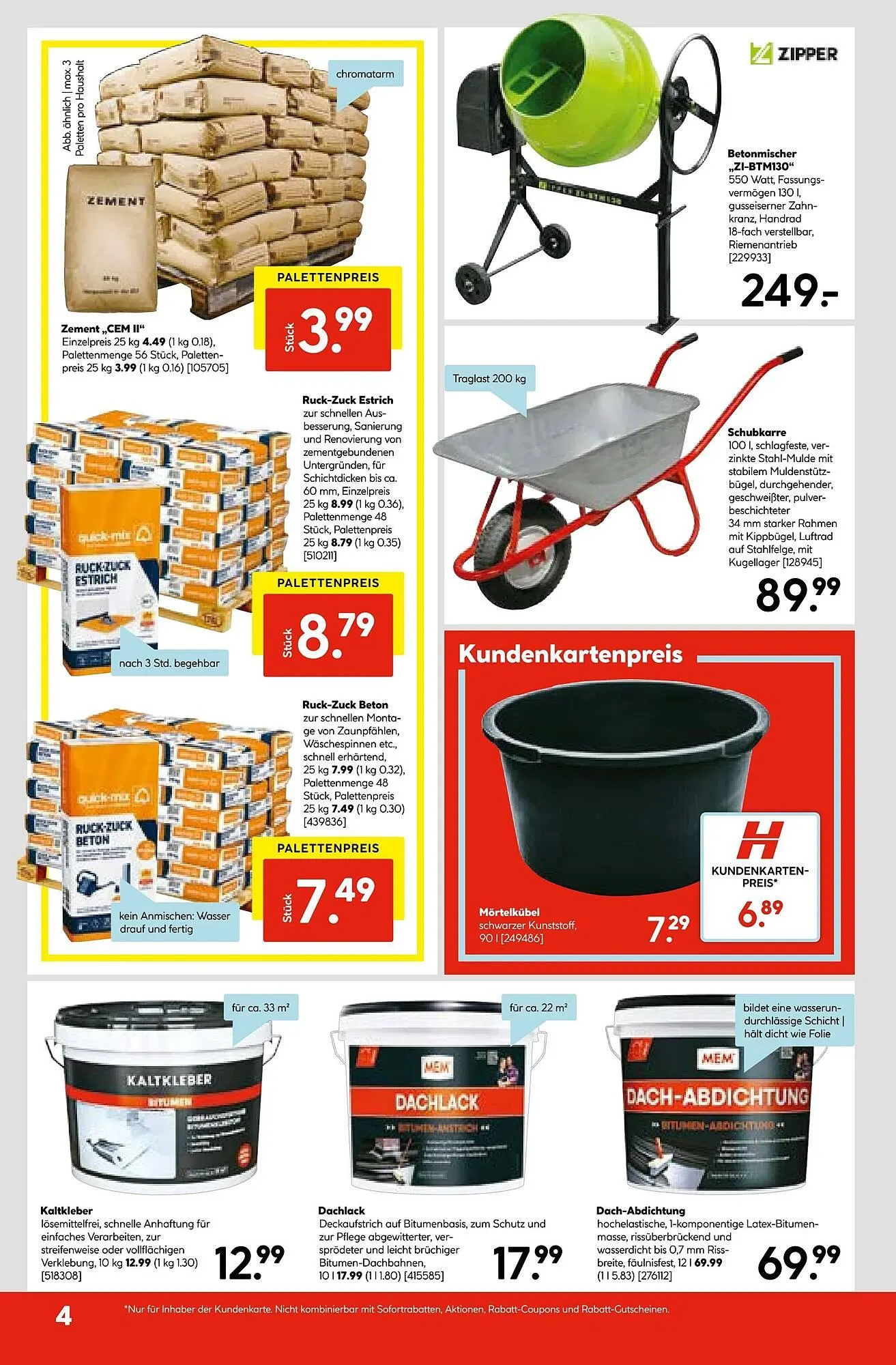 Hellweg Prospekt von 16. Juni bis 21. Juni 2025 - Prospekt seite 4