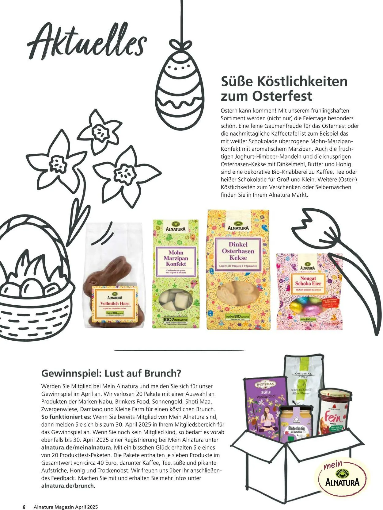 Alnatura von 1. April bis 30. April 2025 - Prospekt seite 6