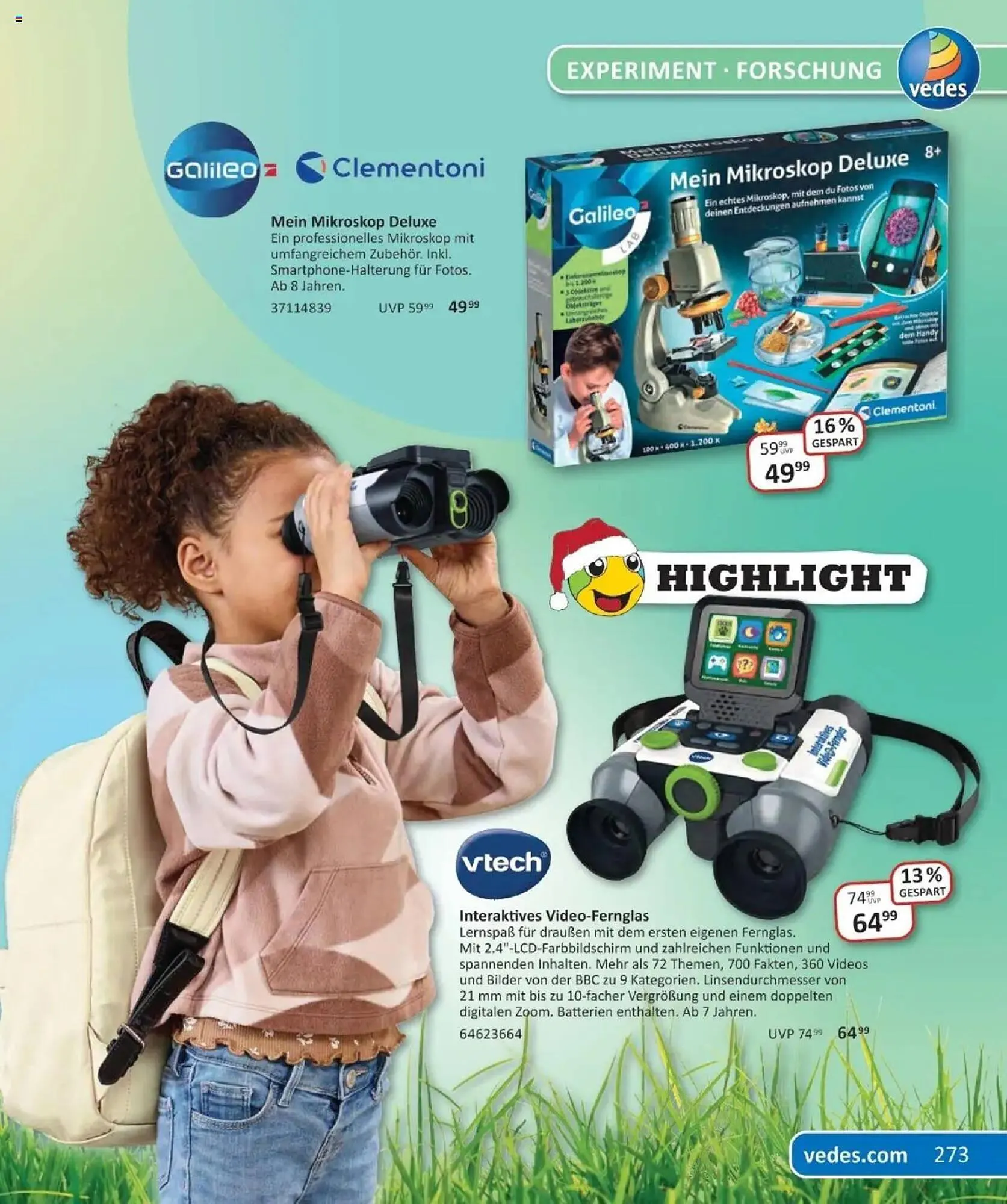 Vedes Prospekt von 29. September bis 6. Januar 2026 - Prospekt seite 273