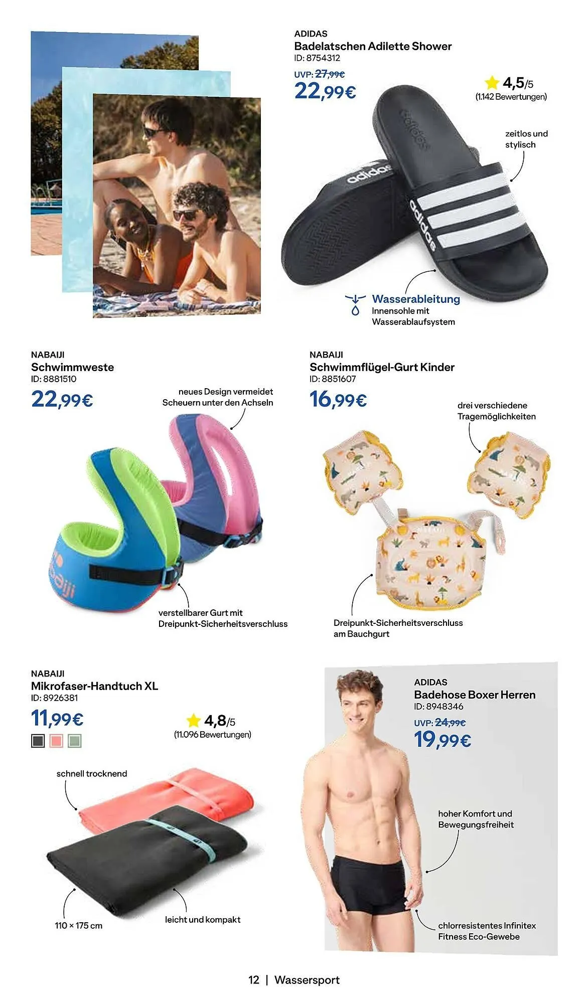 Decathlon Prospekt von 5. Juni bis 27. Juli 2025 - Prospekt seite 12