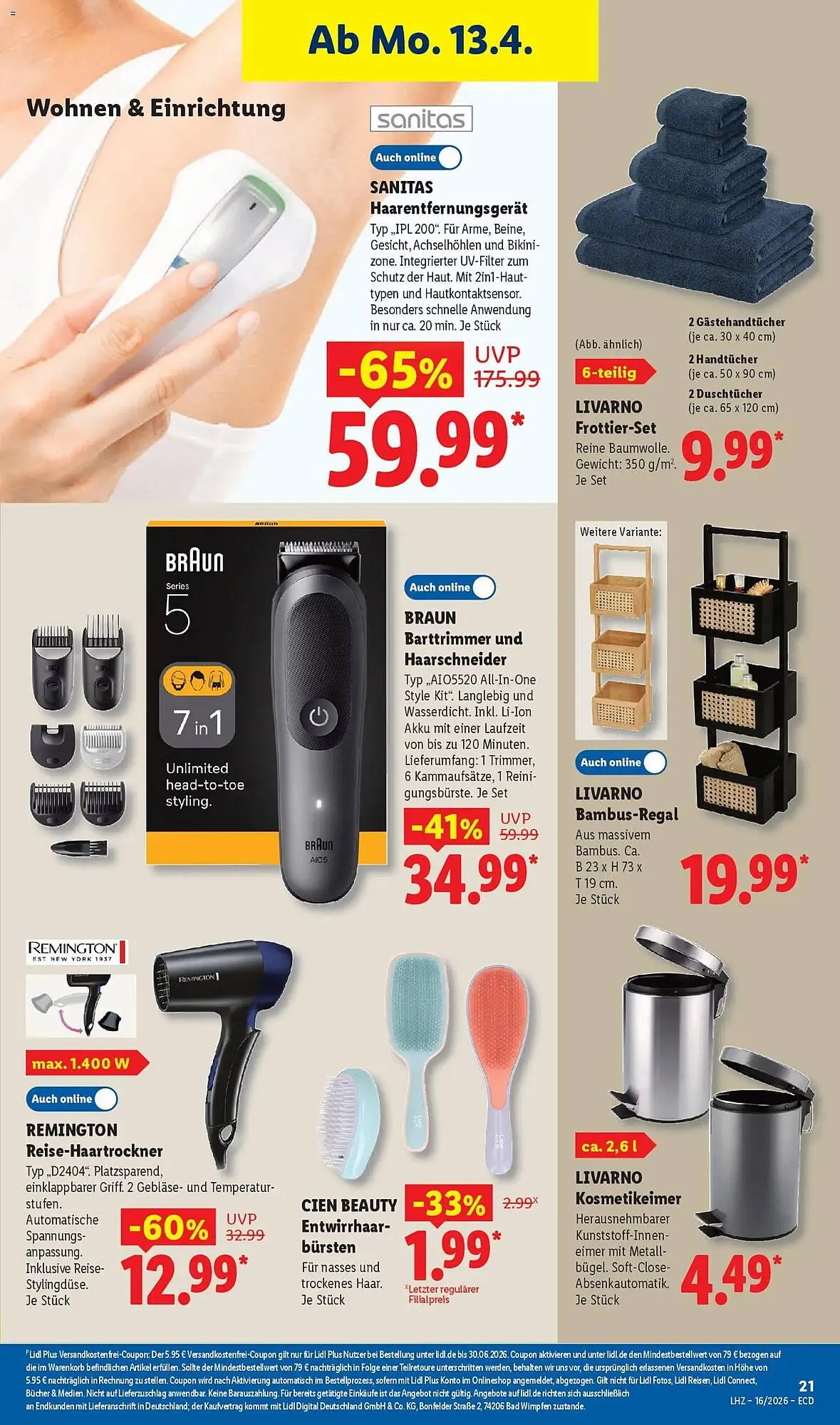 Lidl Prospekt von 13. April bis 18. April 2026 - Prospekt seite 15