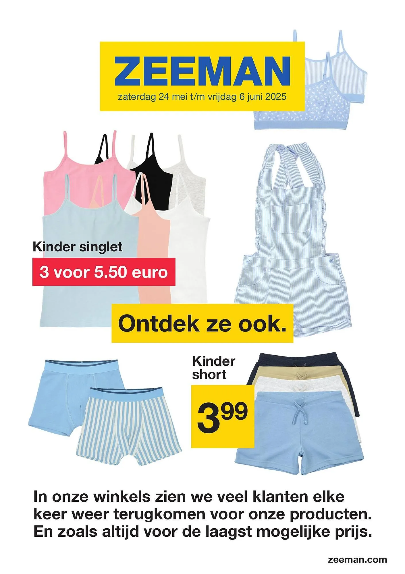 Zeeman Prospekt von 24. Mai bis 6. Juni 2025 - Prospekt seite 1