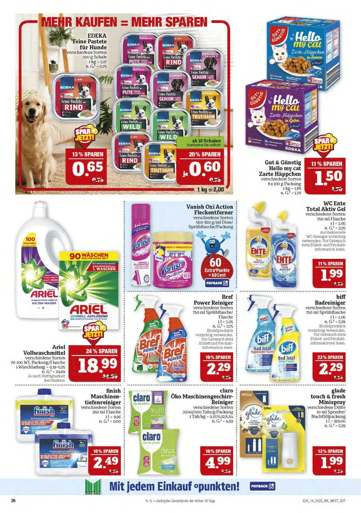 Marktkauf - Nürnberg-Thon Aktueller Prospekt von 31. März bis 5. April 2025 - Prospekt seite 26