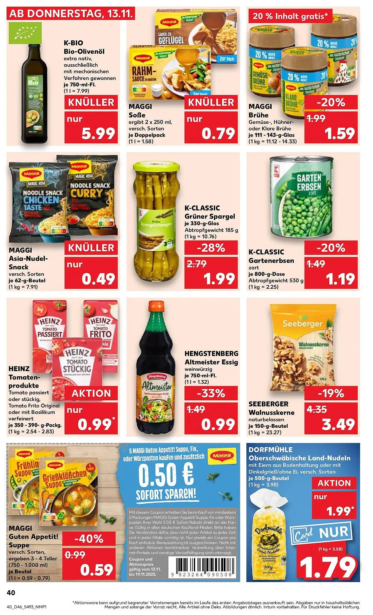 Kaufland Prospekt von 16. November bis 19. November 2025 - Prospekt seite 40