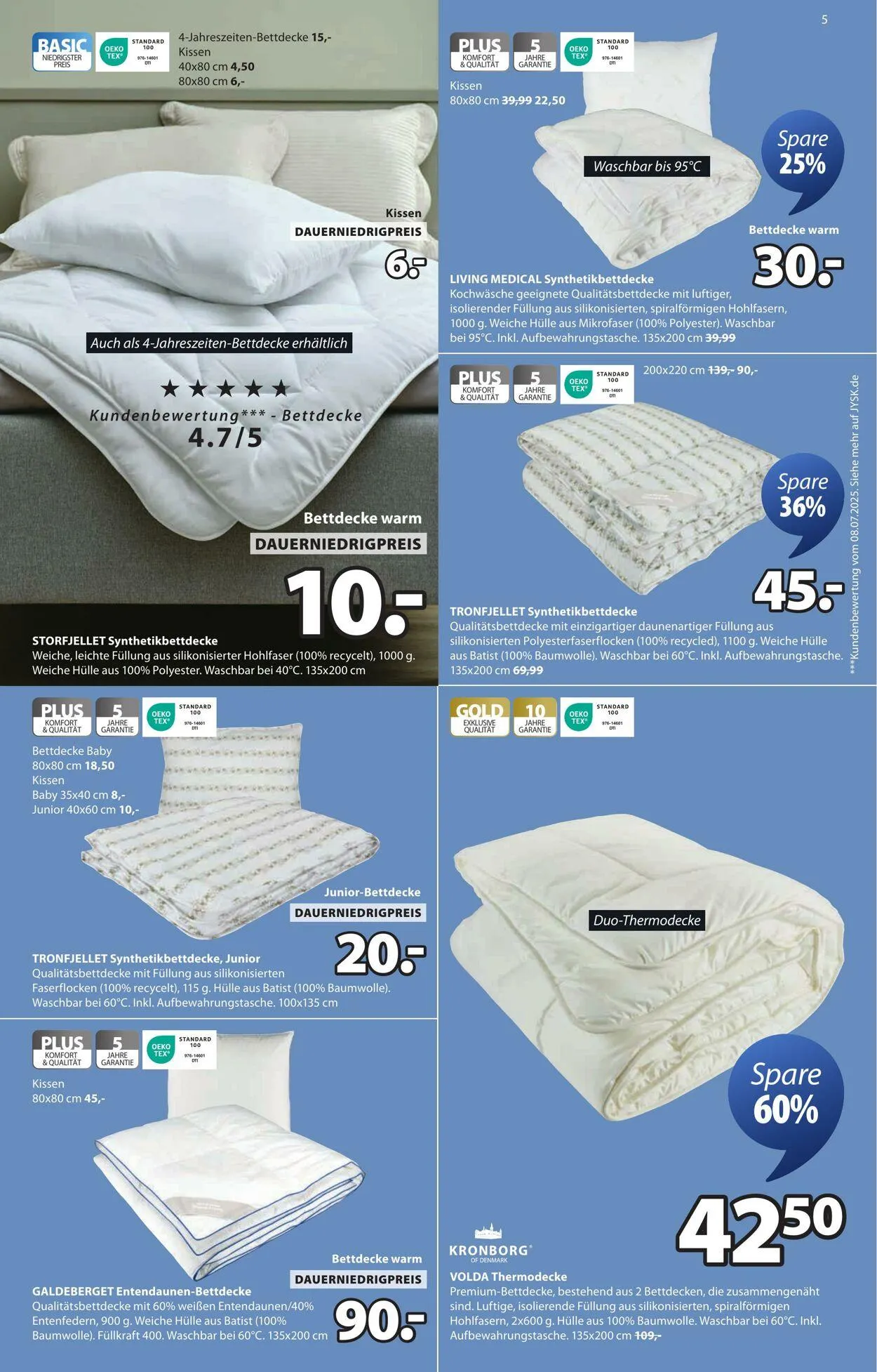 JYSK von 29. September bis 6. Oktober 2025 - Prospekt seite 6