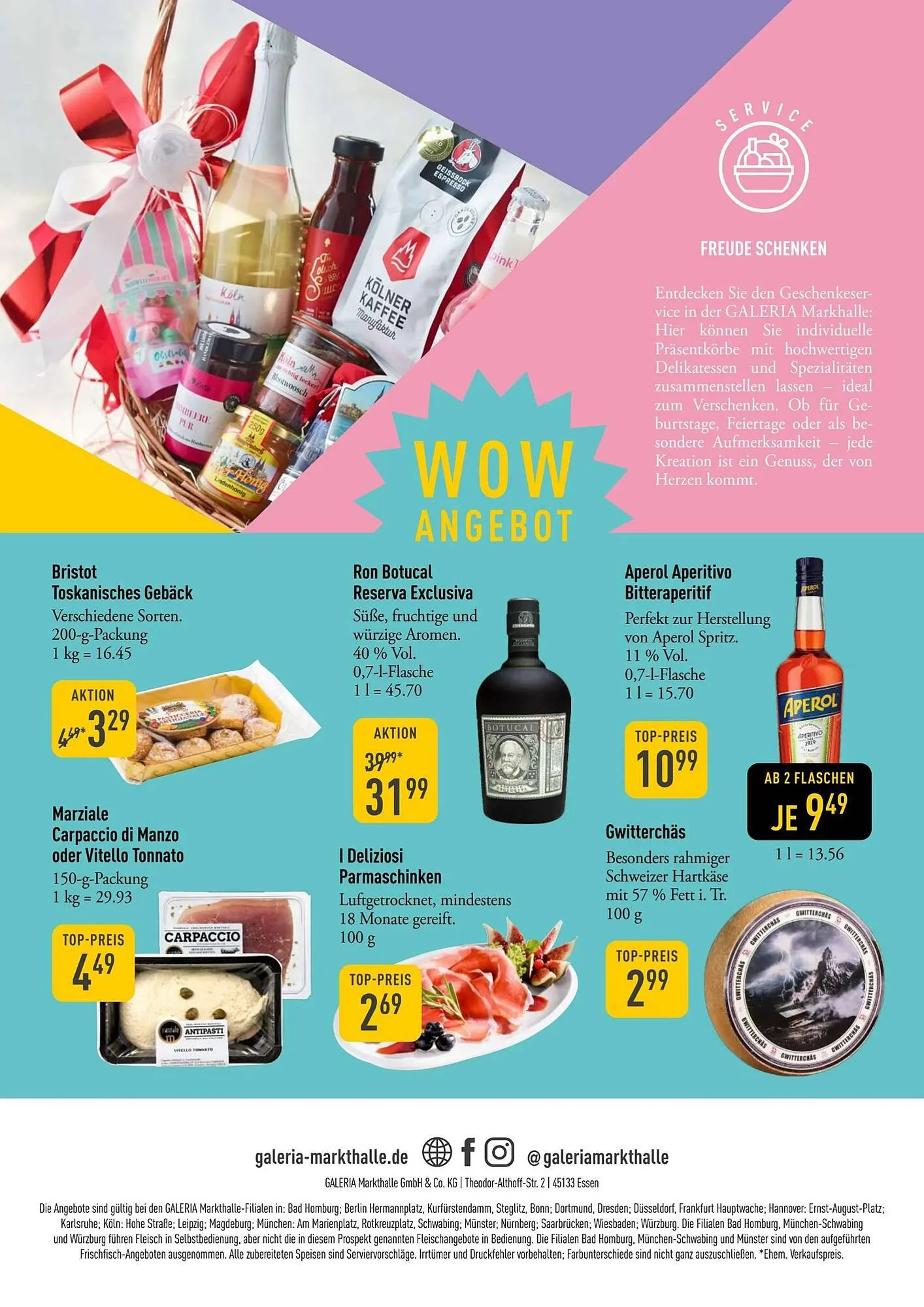 Galeria Markthalle Prospekt von 11. Juni bis 3. August 2025 - Prospekt seite 20