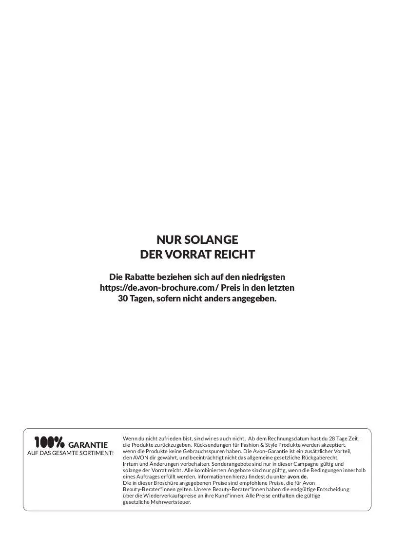 Avon Aktueller Prospekt von 7. Mai bis 21. Mai 2025 - Prospekt seite 28