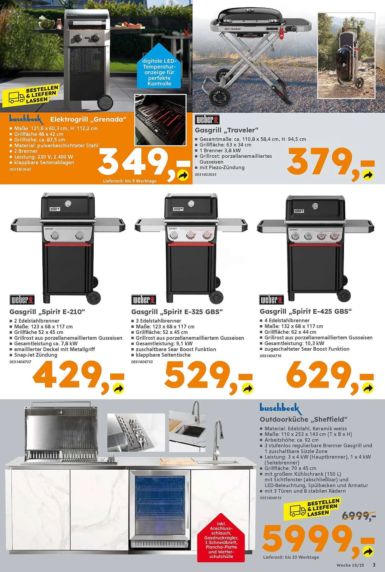 Globus Baumarkt Prospekt von 6. April bis 12. April 2025 - Prospekt seite 3