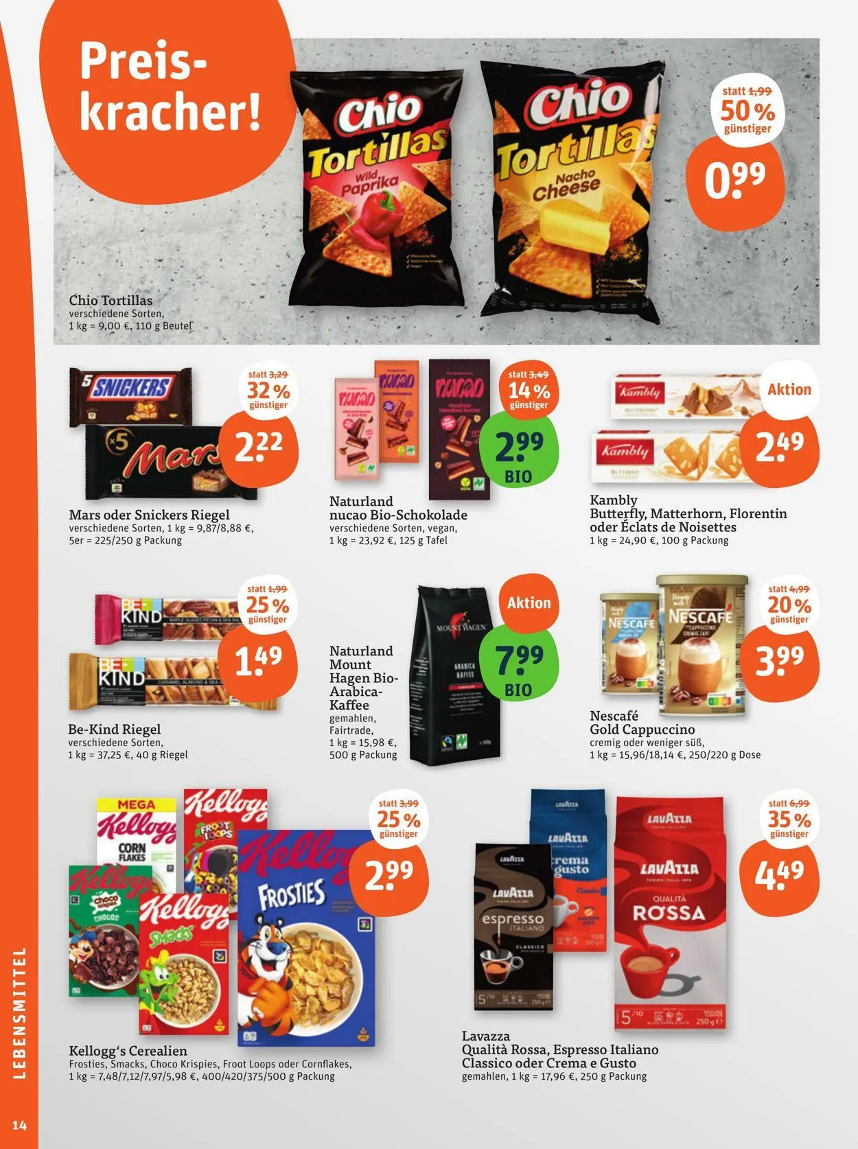 Tegut Aktueller Prospekt von 11. August bis 17. August 2025 - Prospekt seite 16