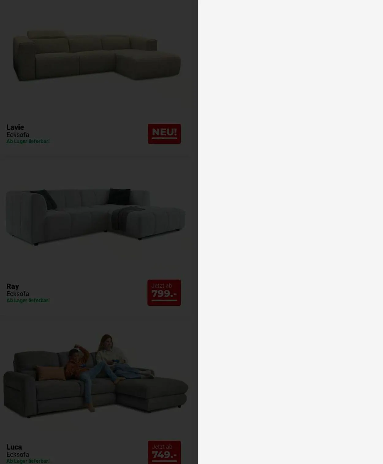 Seats and Sofas von 15. Dezember bis 24. Dezember 2025 - Prospekt seite 3