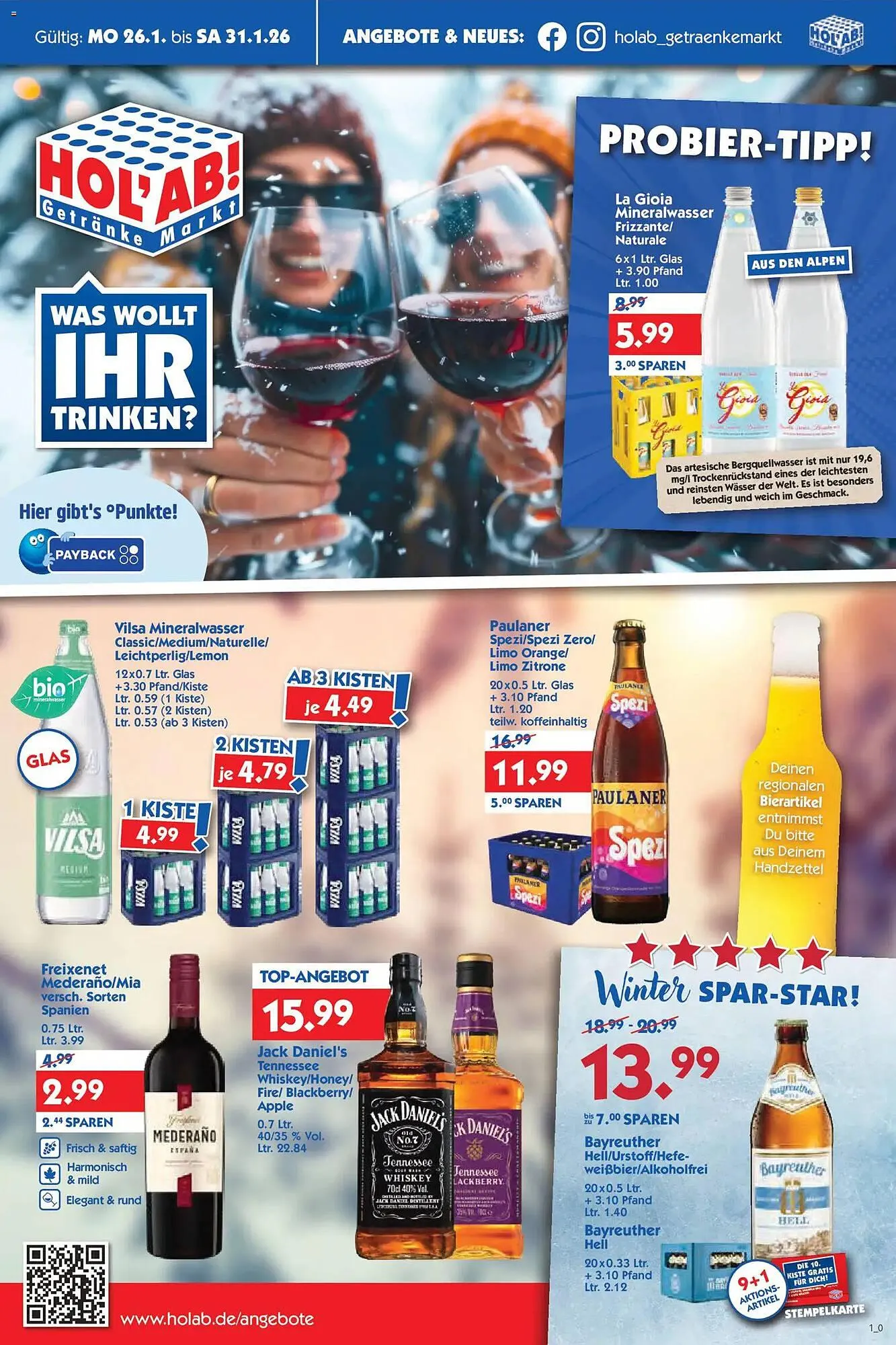Holab Getränkemarkt Prospekt - 1