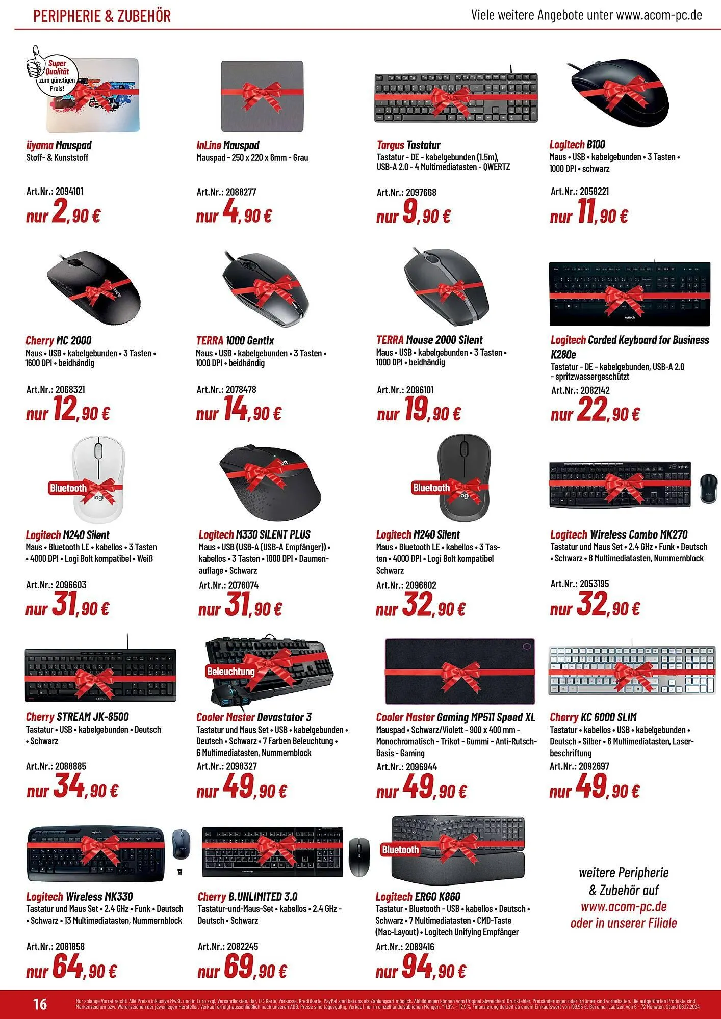 ACom PC Prospekt von 1. Dezember bis 31. Januar 2025 - Prospekt seite 16
