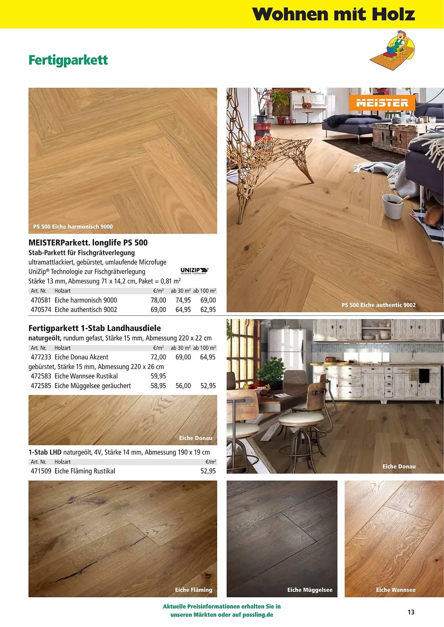 Holz Possling Prospekt von 2. Mai bis 31. Juli 2025 - Prospekt seite 13