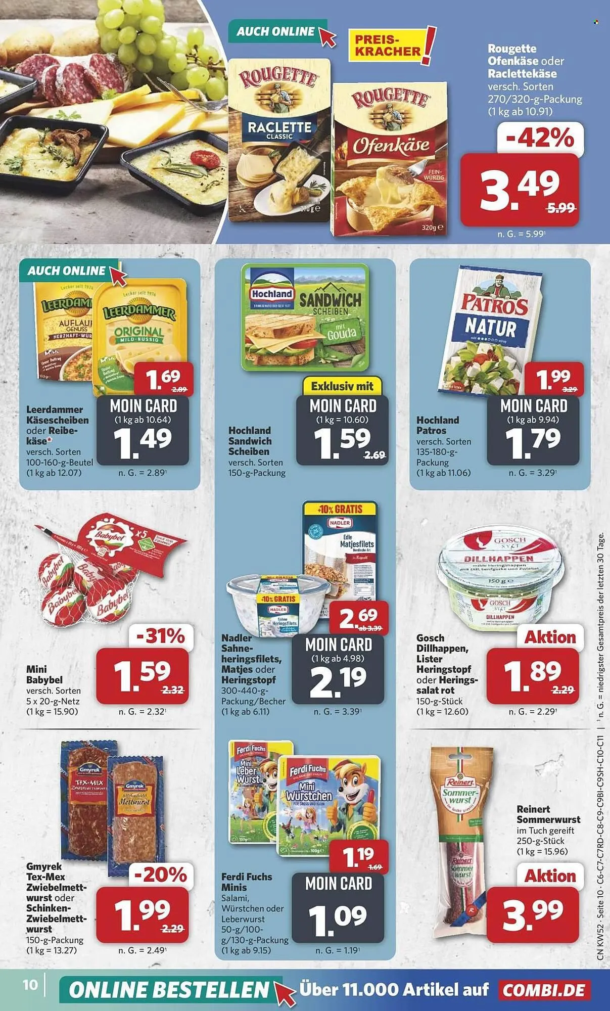 Combi Prospekt von 22. Dezember bis 27. Dezember 2025 - Prospekt seite 10