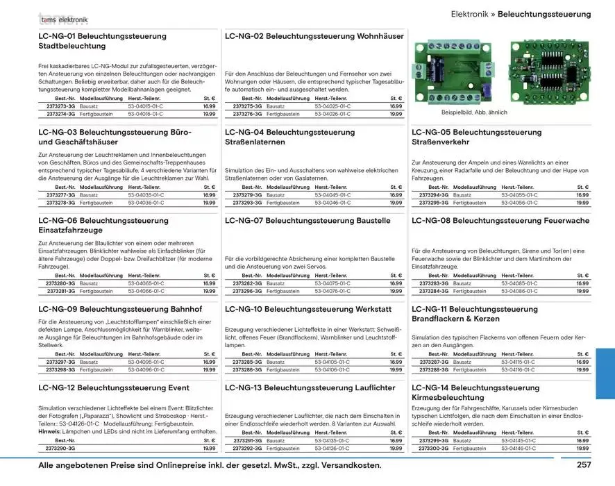 Modellbahn Katalog von 29. Oktober bis 31. Dezember 2025 - Prospekt seite 259