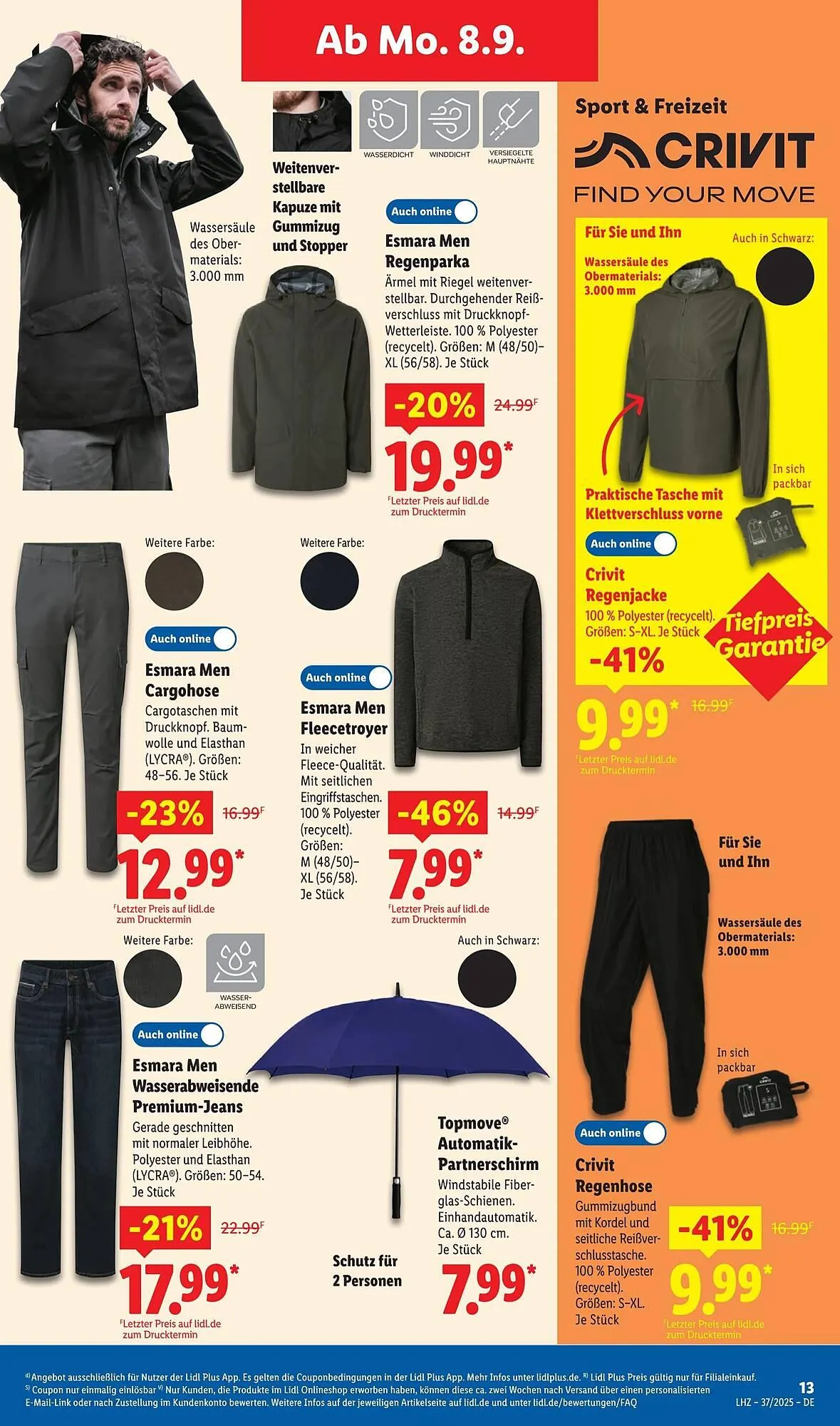 Lidl Prospekt von 8. September bis 14. September 2025 - Prospekt seite 21