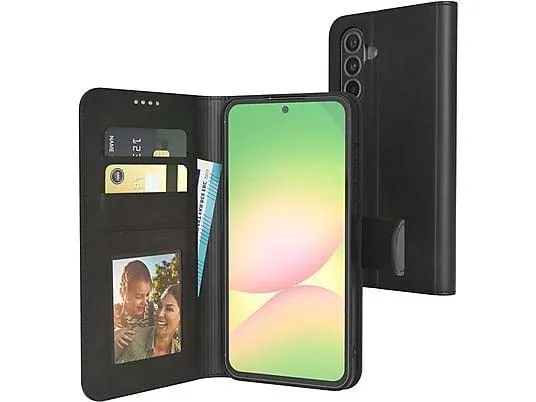 EAZY CASE Business Cover mit Kartenfach, Bookcover, Samsung, Galaxy A56, Schwarz