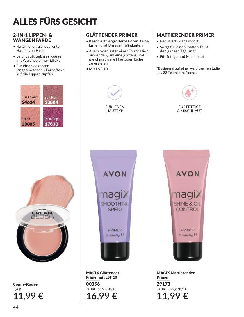 Avon Aktueller Prospekt von 19. März bis 2. April 2025 - Prospekt seite 44